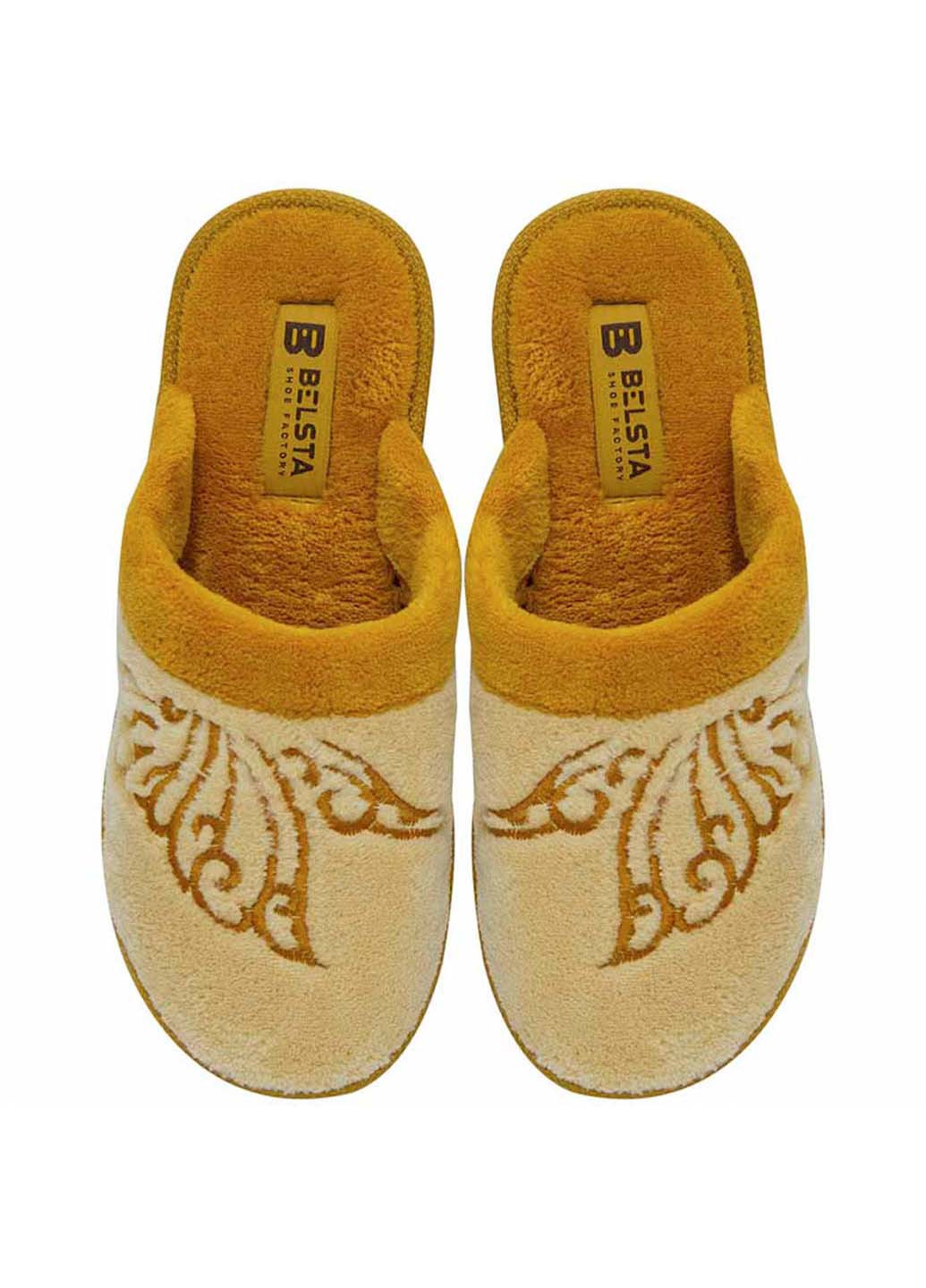 Бежевые тапочки Белста