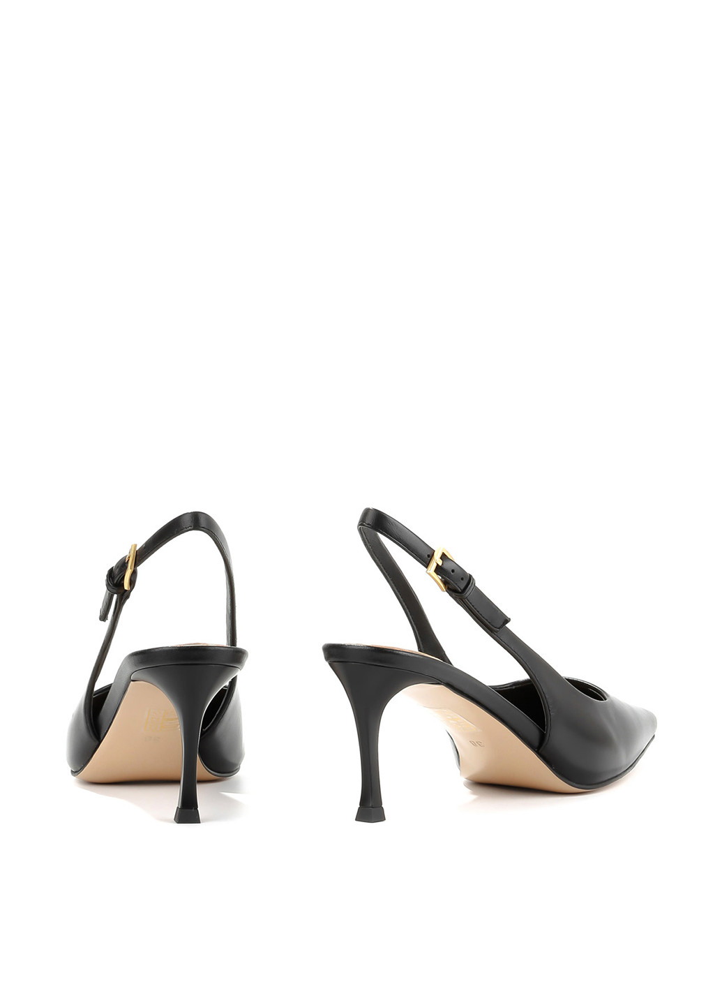 Le'BERDES Туфлі слінгбекі чорний з натуральна шкіра, україна — літо (322088015)