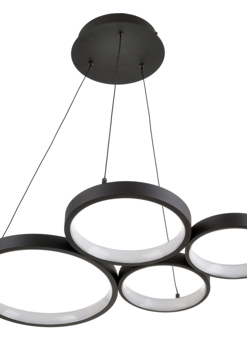 Світильник стельовий підвісний лофт світлодіодний BL-847S/76W WW BK Brille (253893695)