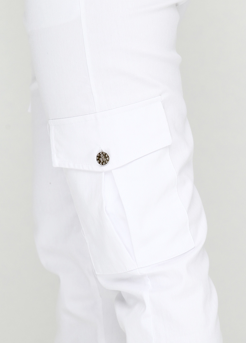 Белые кэжуал демисезонные джоггеры брюки Bikelife