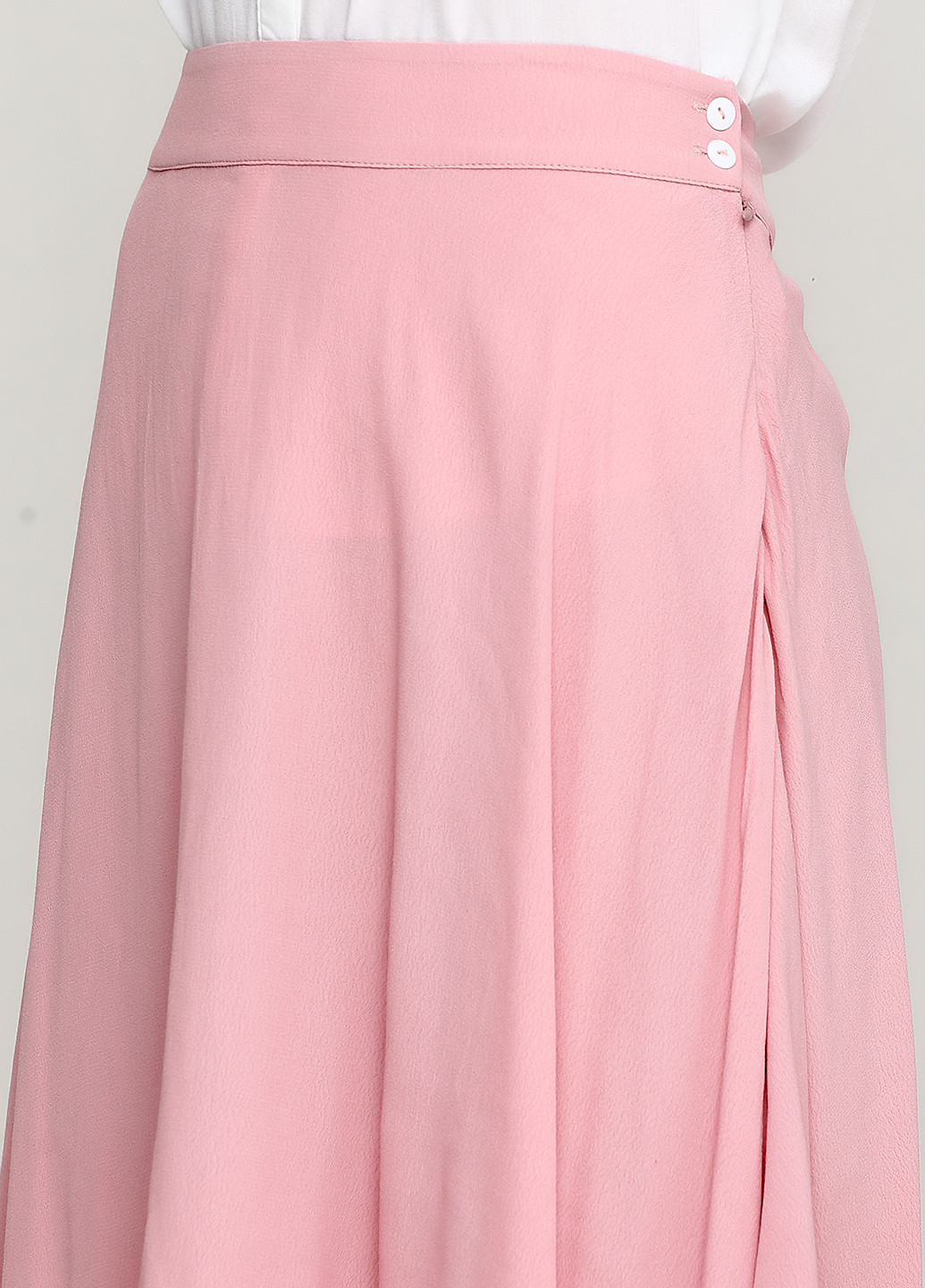 Розовая кэжуал однотонная юбка Minus мини