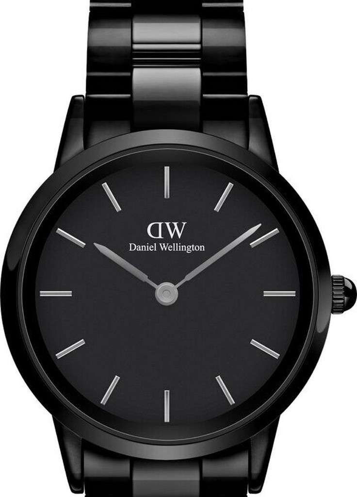 Часы DW00100414 Iconic Ceramic 32 B Black кварцевые классические Daniel Wellington (253008314)