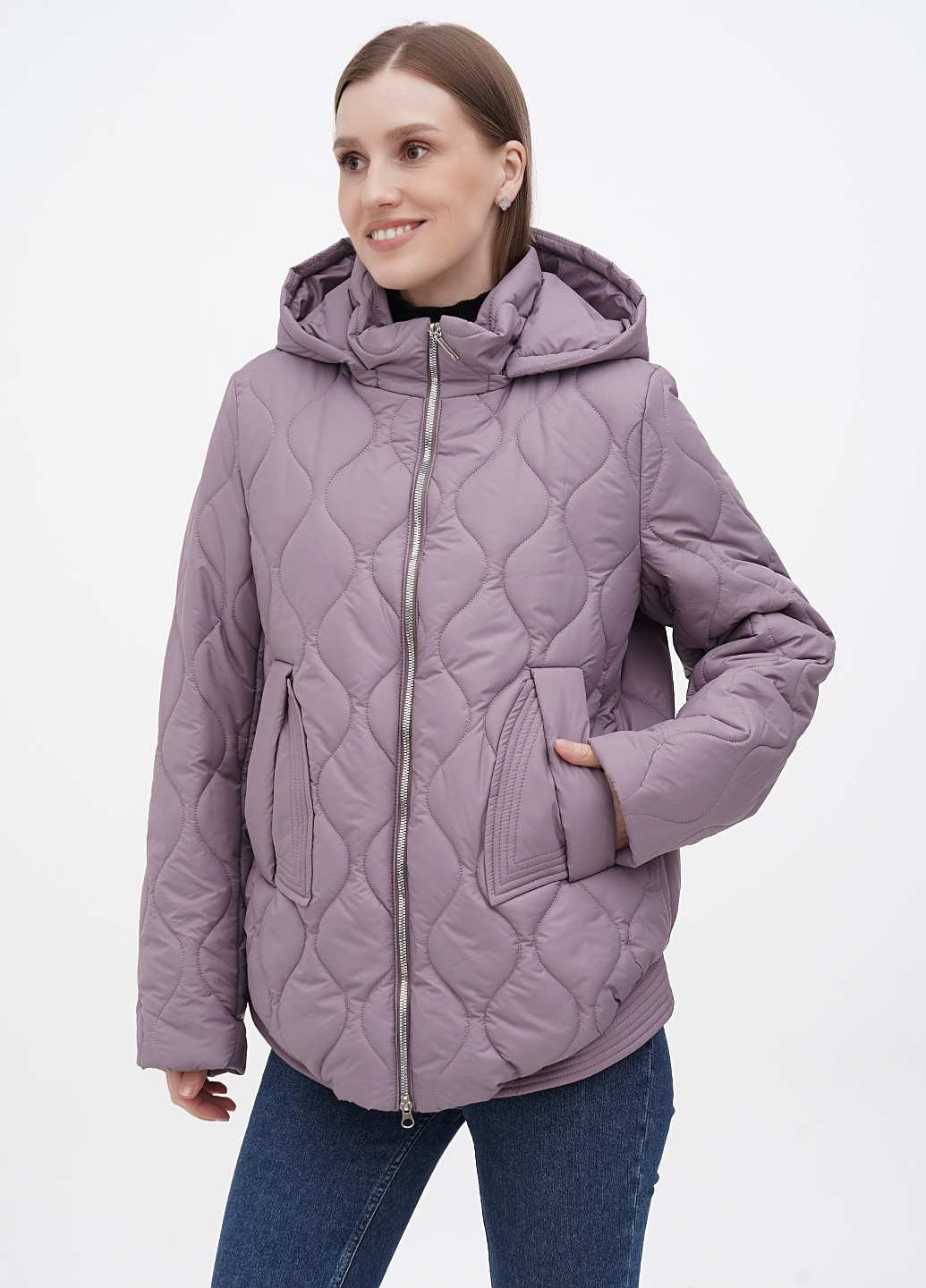 Светло-пурпурная зимняя куртка Eva Classic