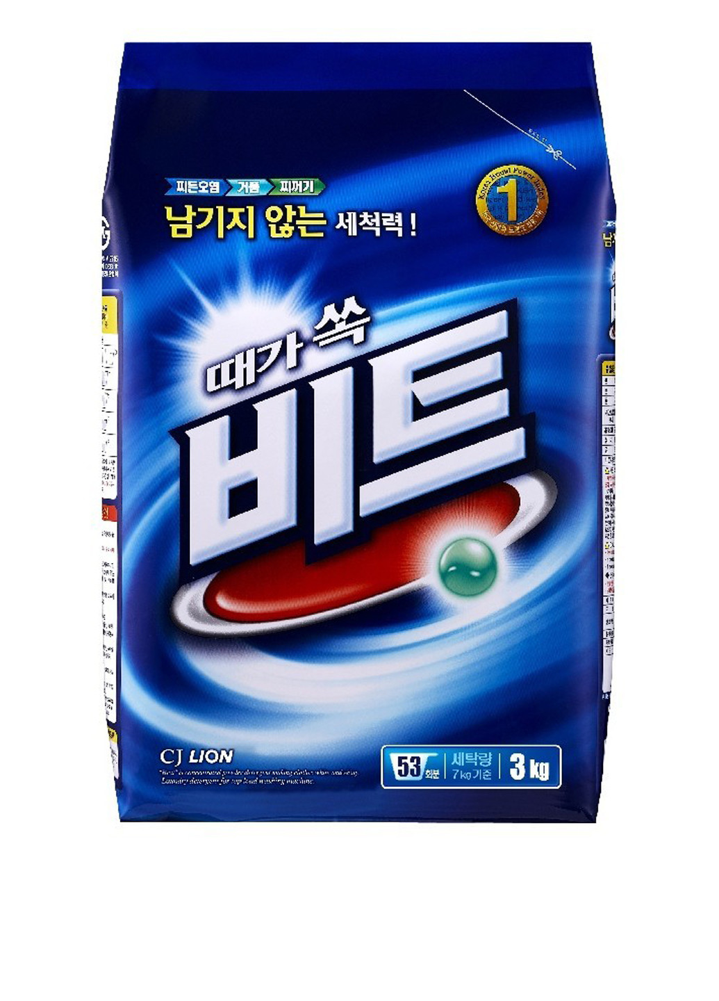 Порошок для прання концентрований, 3 кг LION KOREA (124712421)