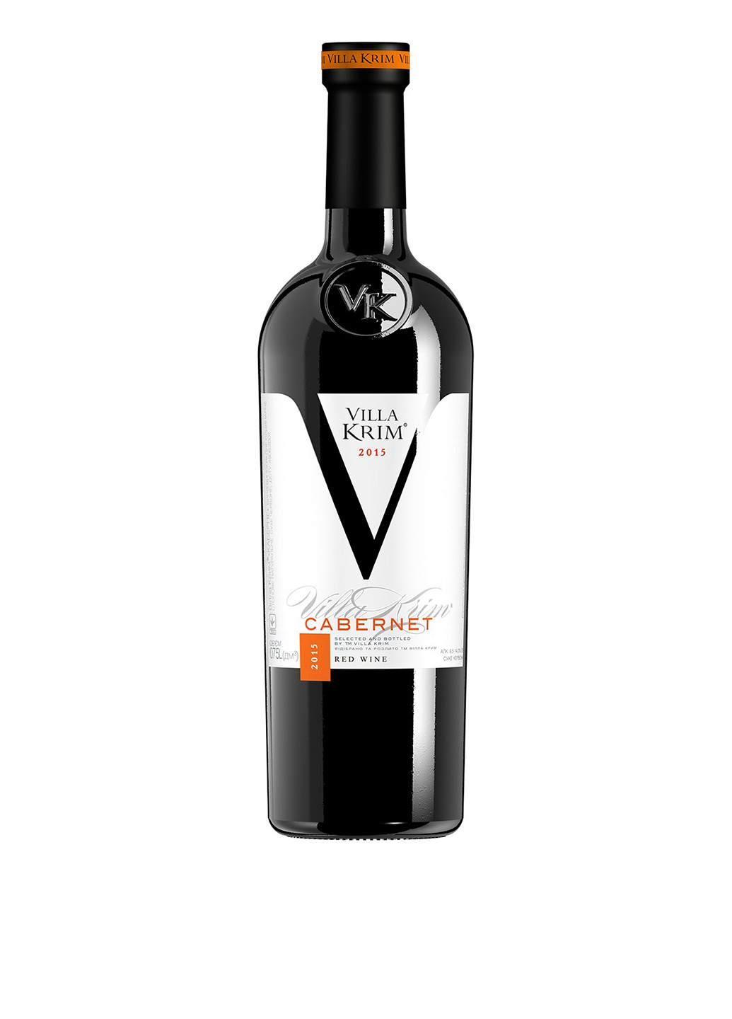 Вино красное сухое Каберне, 0,75 л Villa Krim каберне кр.сух 0,75 (183658494)