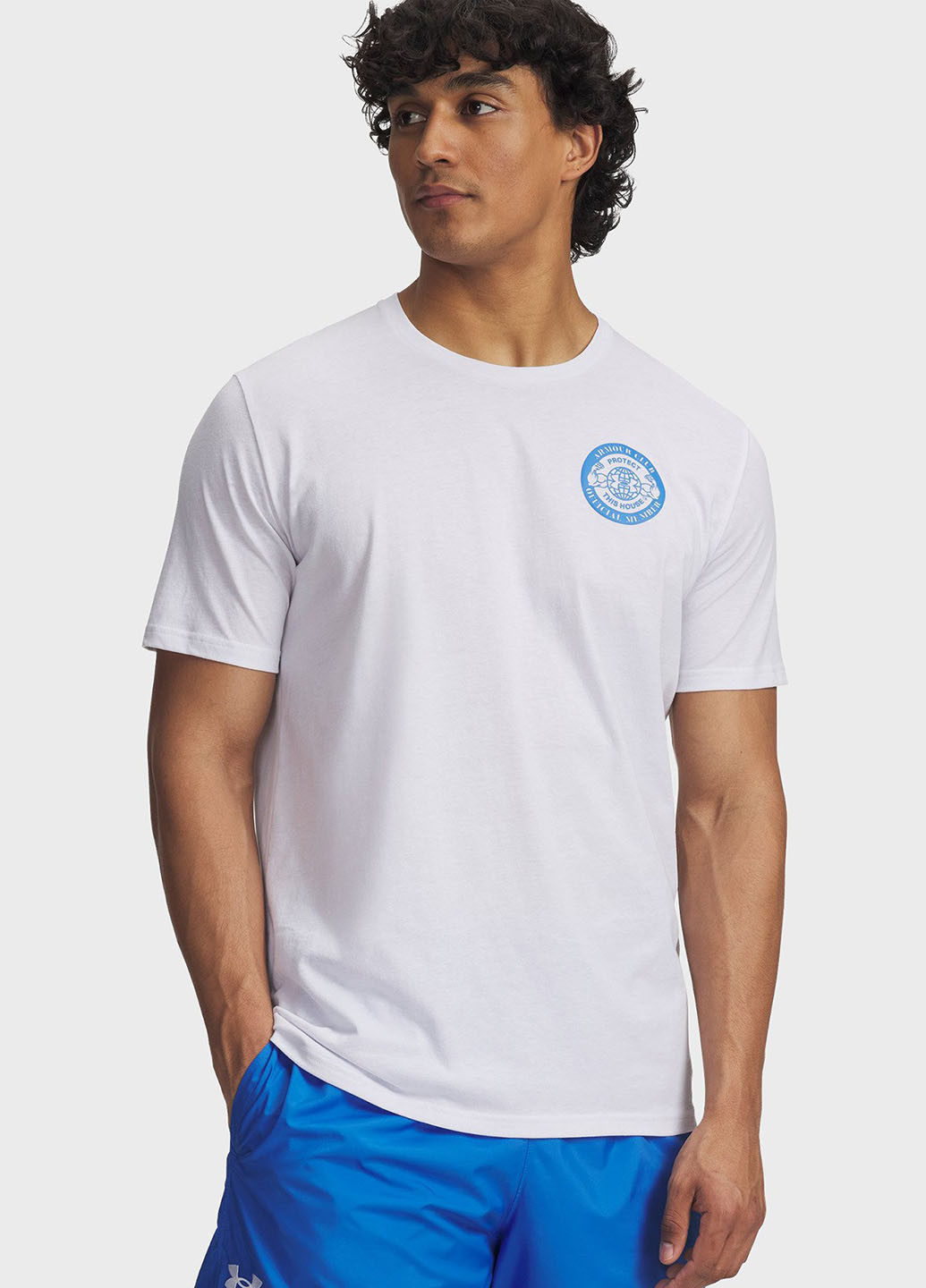 Біла футболка Under Armour