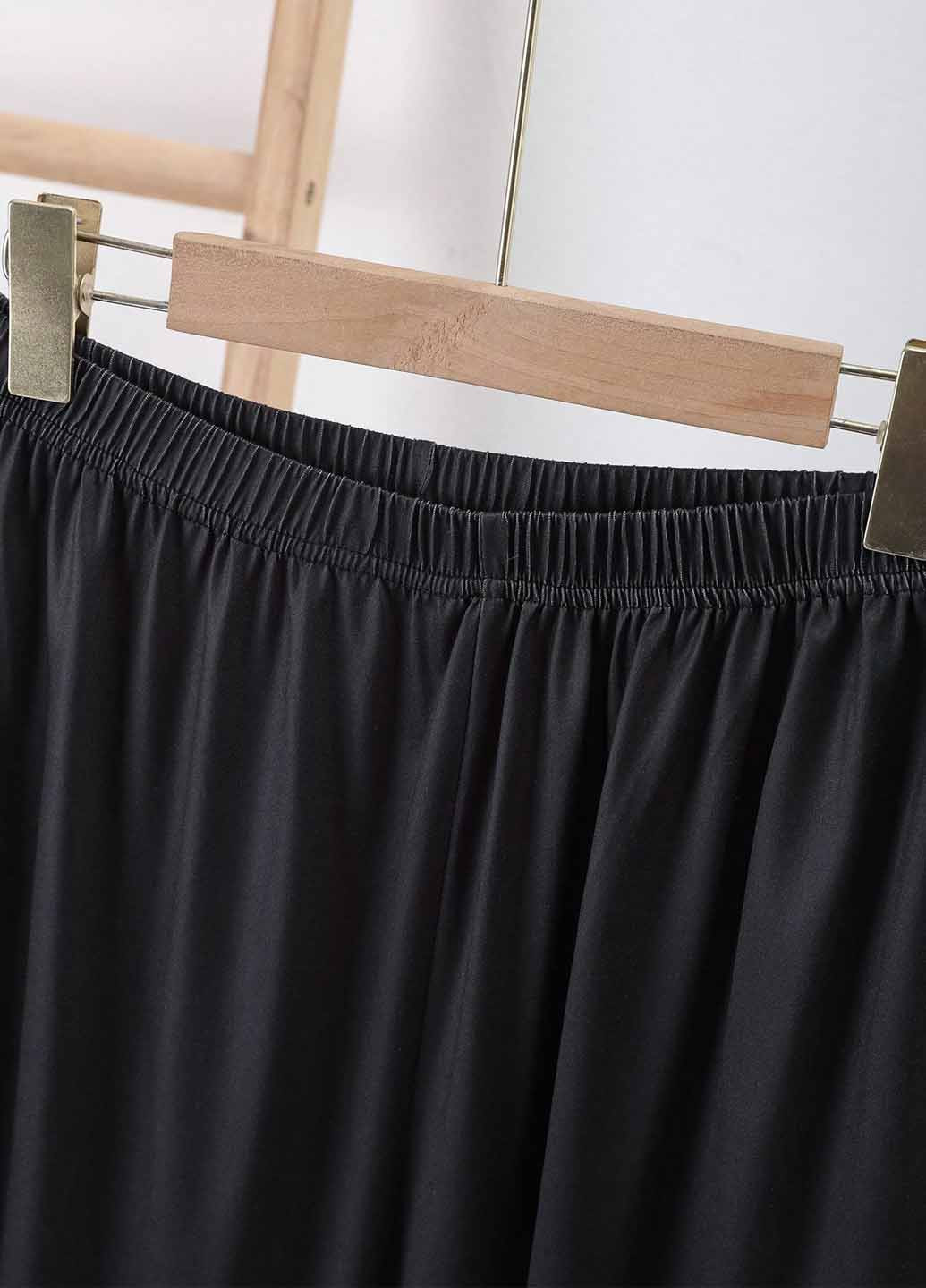 Черно-белый демисезонный комплект (футболка, брюки) SHEIN