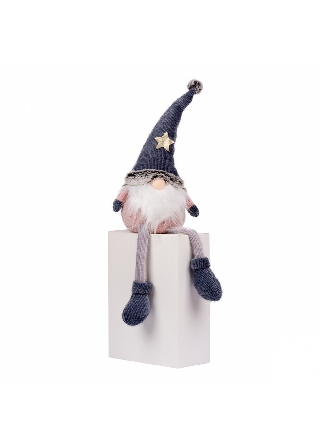 Украшение декоративное Novogod`ko Гном со звездой, 59 см, LED (973727) Power (254593243)