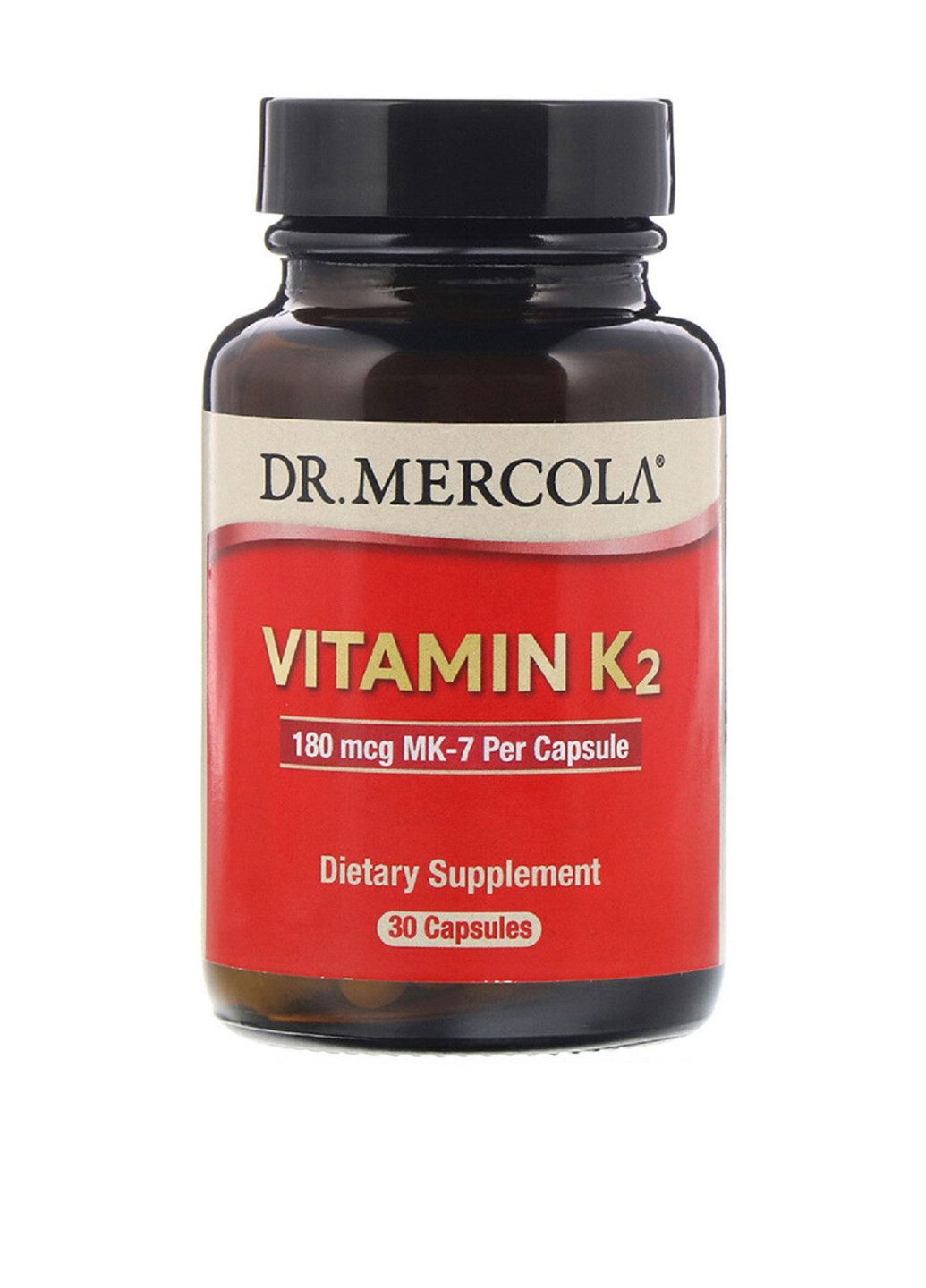 Вітамін K2 180 мкг (30 капс.) Dr. Mercola (251205995)