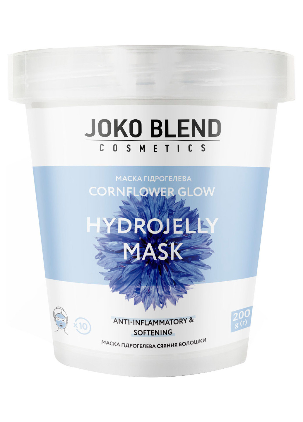 Маска гідрогелева для обличчя Cornflower Glow Hydrojelly Mask, 200 г Joko Blend (202416252)