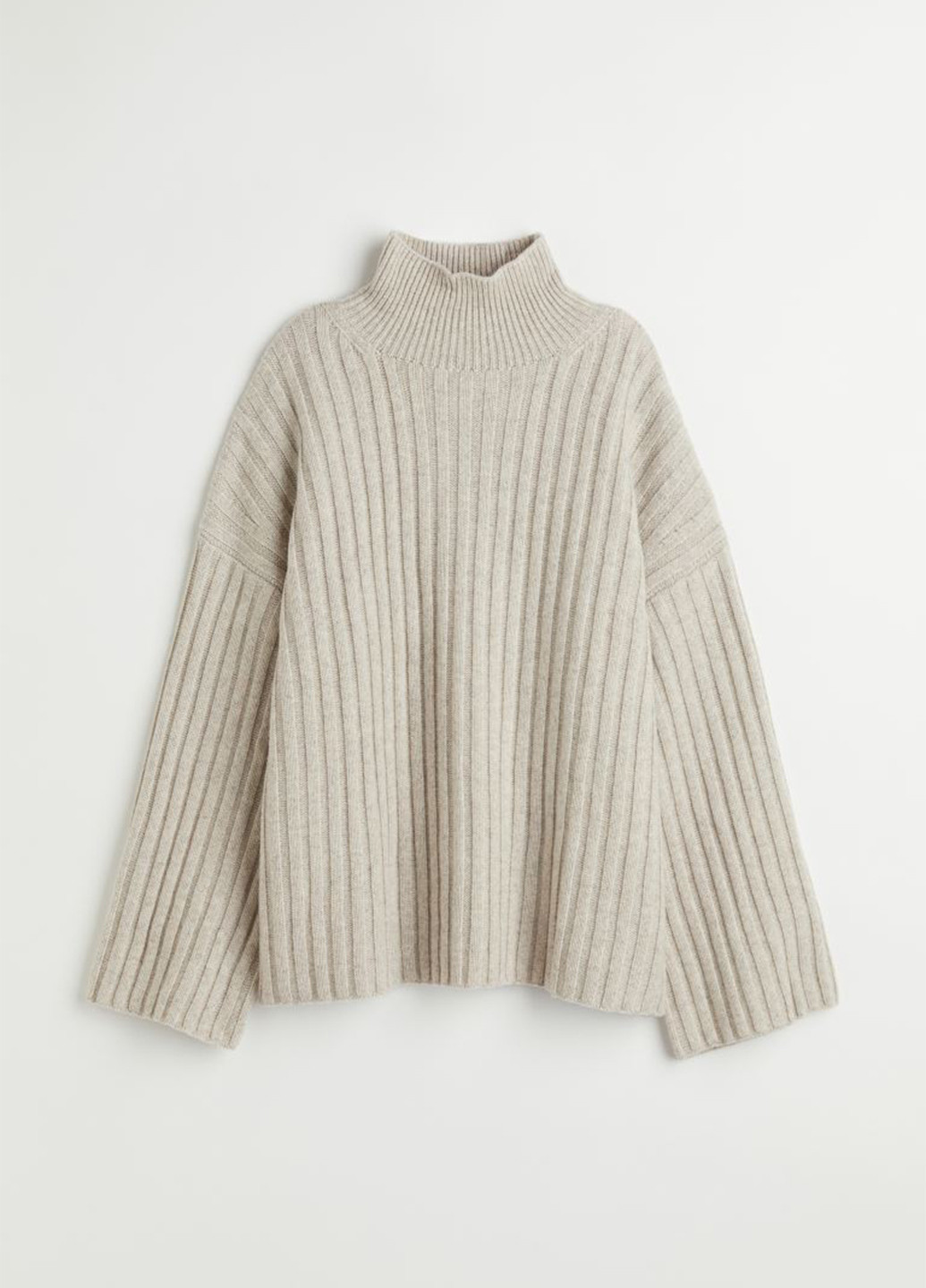 Светло-бежевый зимний свитер джемпер H&M