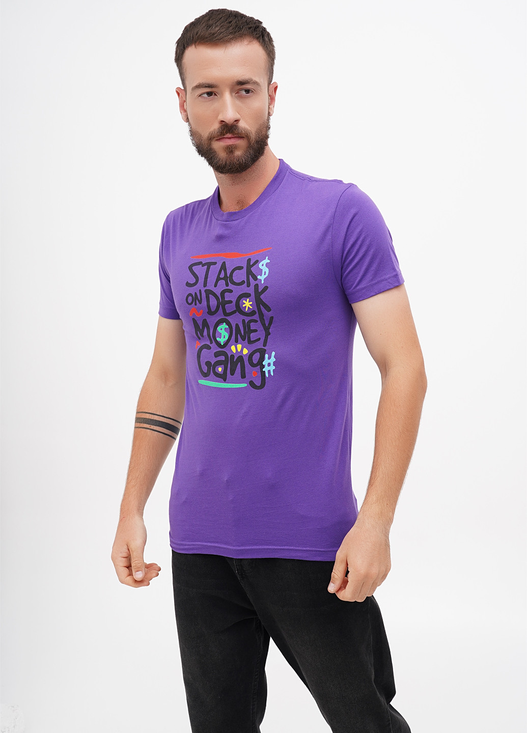 Фіолетова футболка Next Level