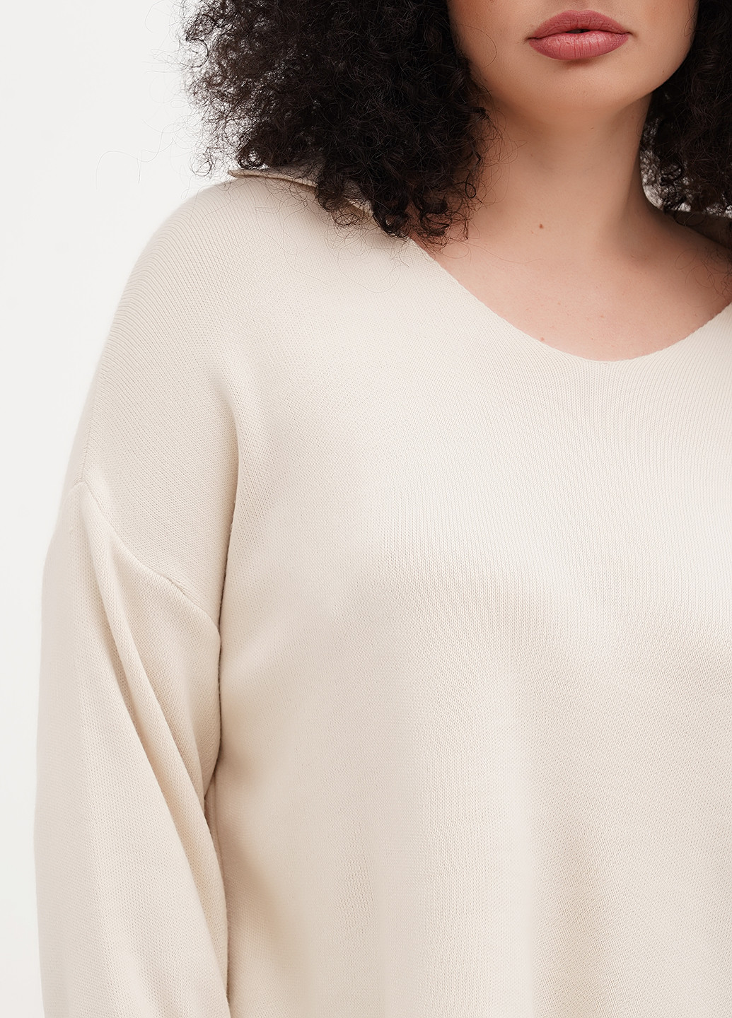 Молочний демісезонний пуловер пуловер Vicolo