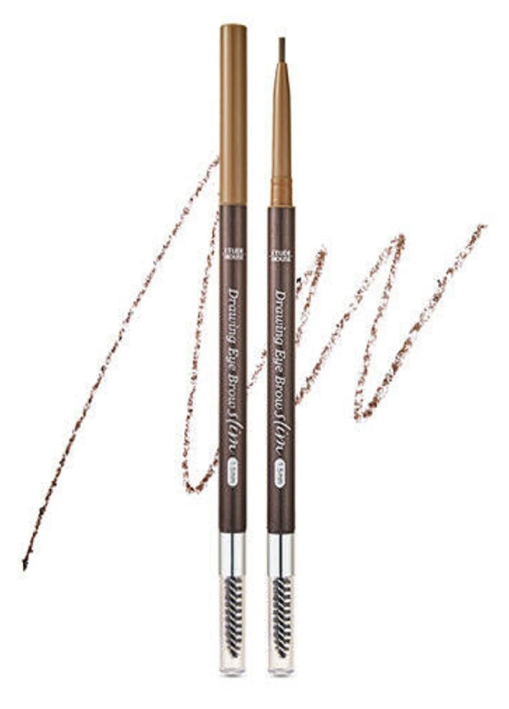 Тонкий олівець для брів Drawing Slim Eyebrow # 2 Natural Brown, 0.05 г Etude House (220318338)