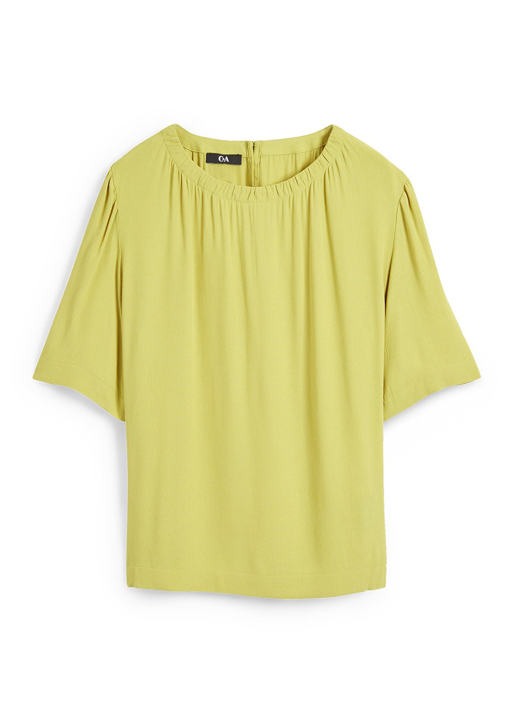 Салатовая блуза C&A
