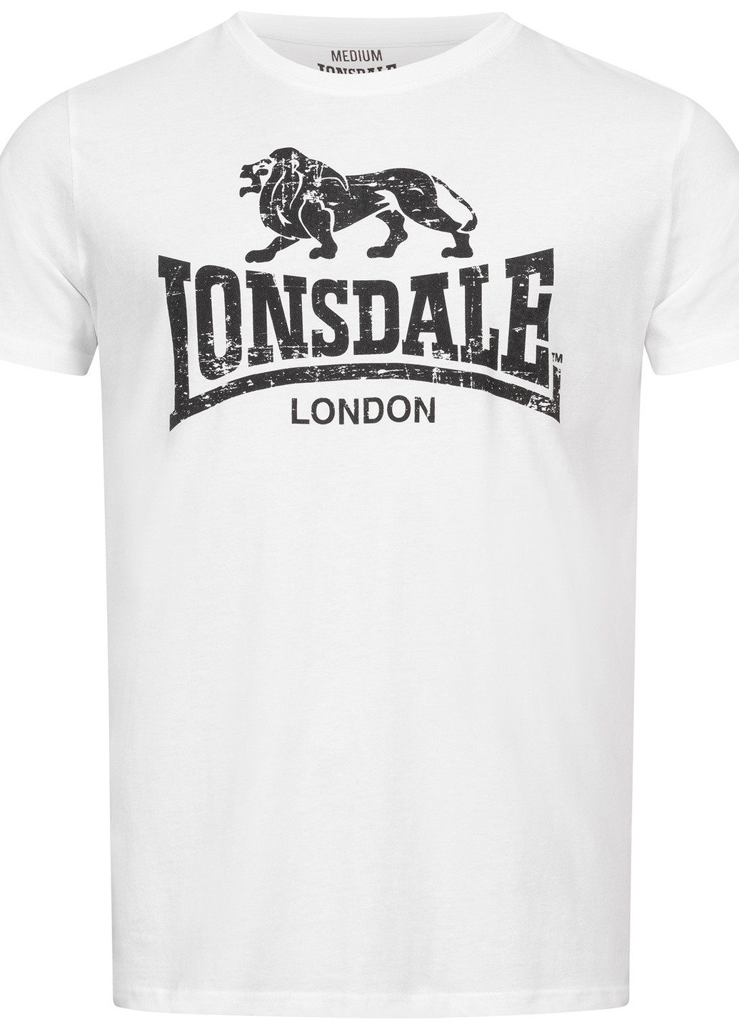 Белая футболка Lonsdale SILVERHILL