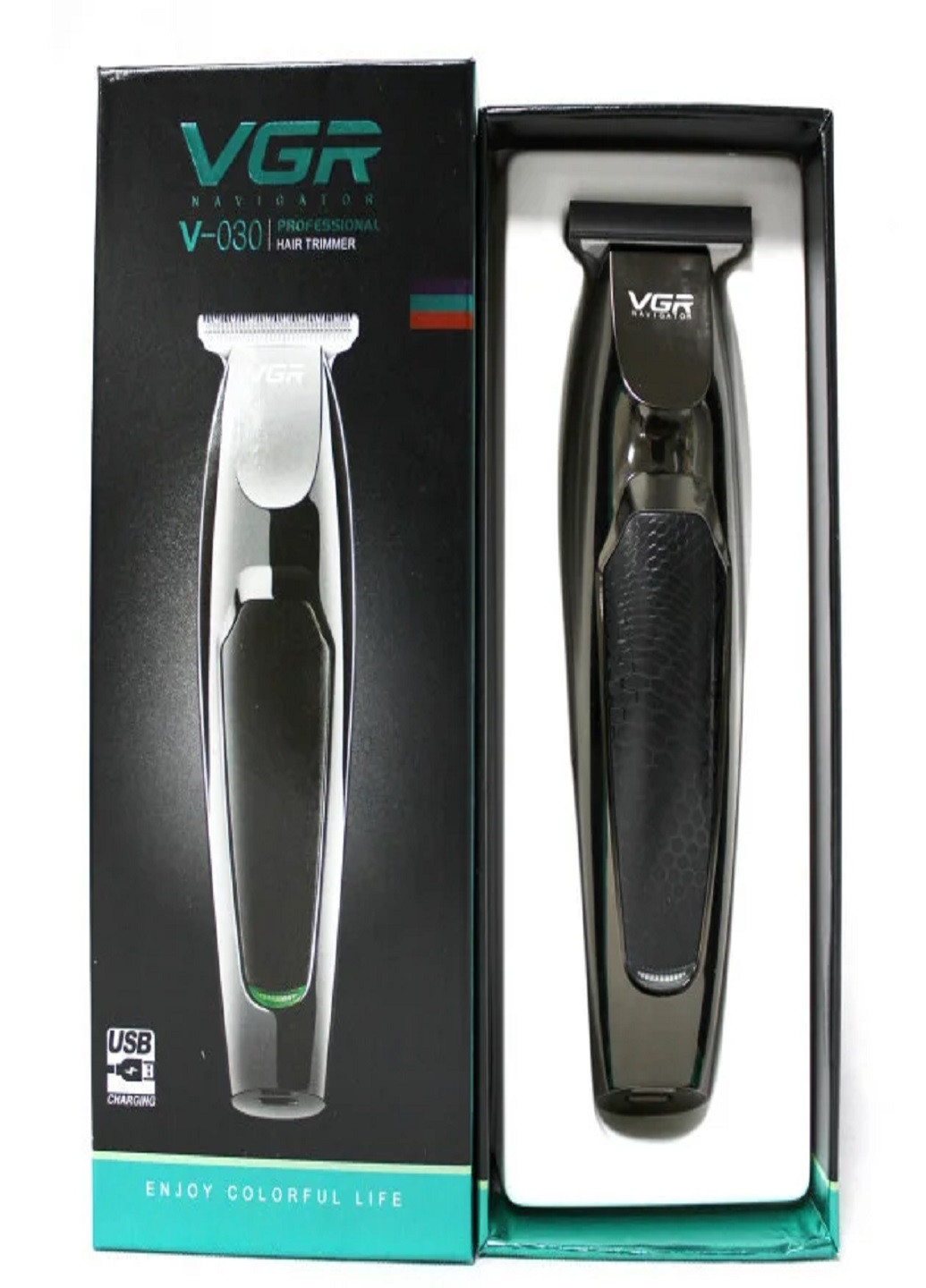 Машинка для стрижки волосся VGR V-030 з насадками Francesco Marconi (231733600)