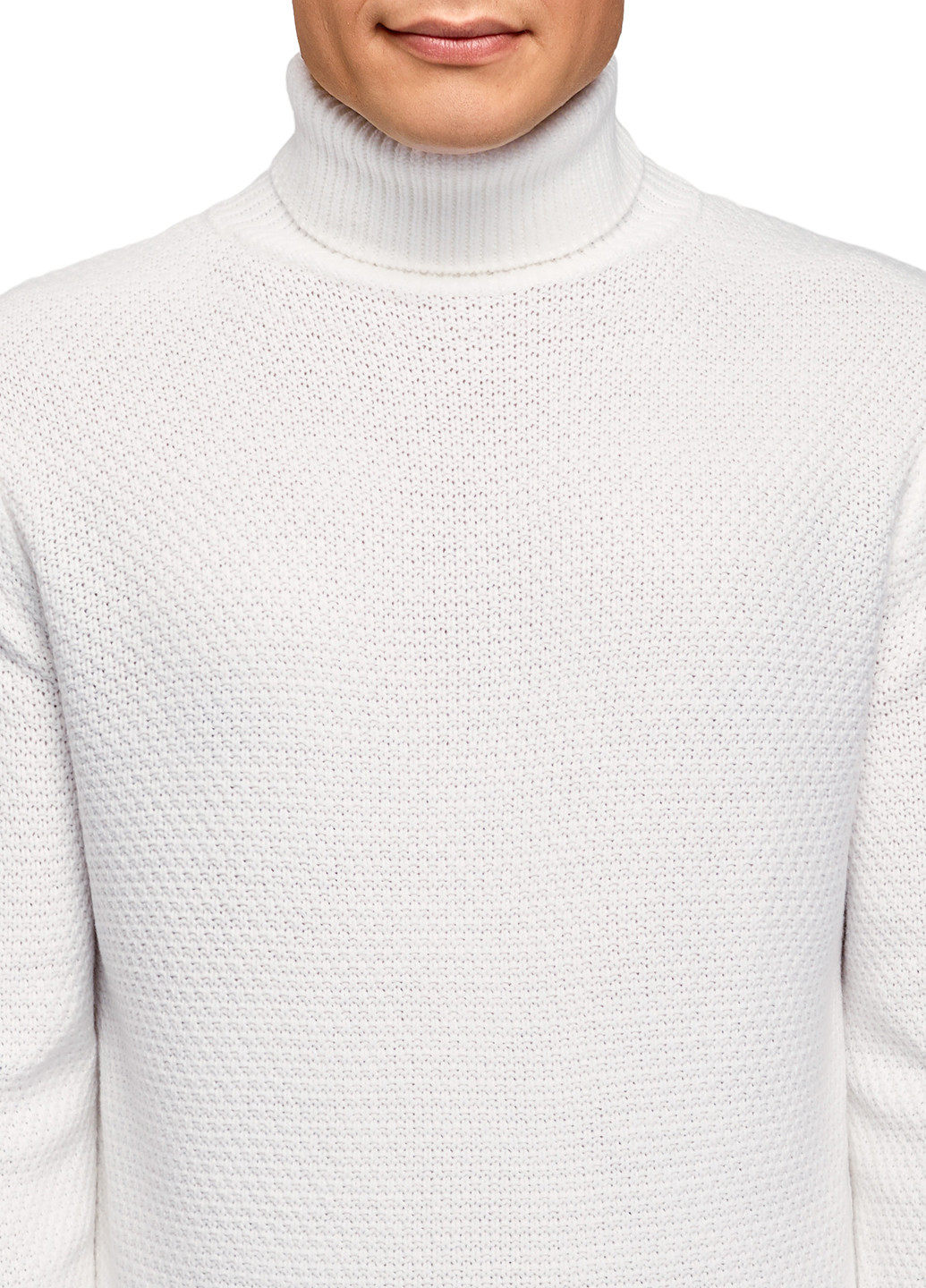 Білий демісезонний светр Oodji