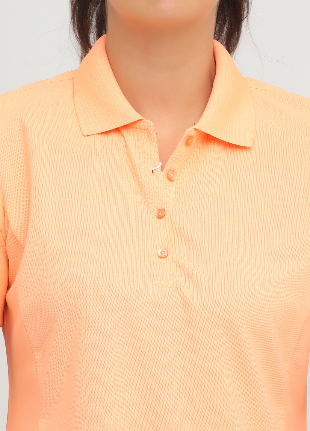 Кислотно-оранжевая женская футболка-поло Greg Norman однотонная
