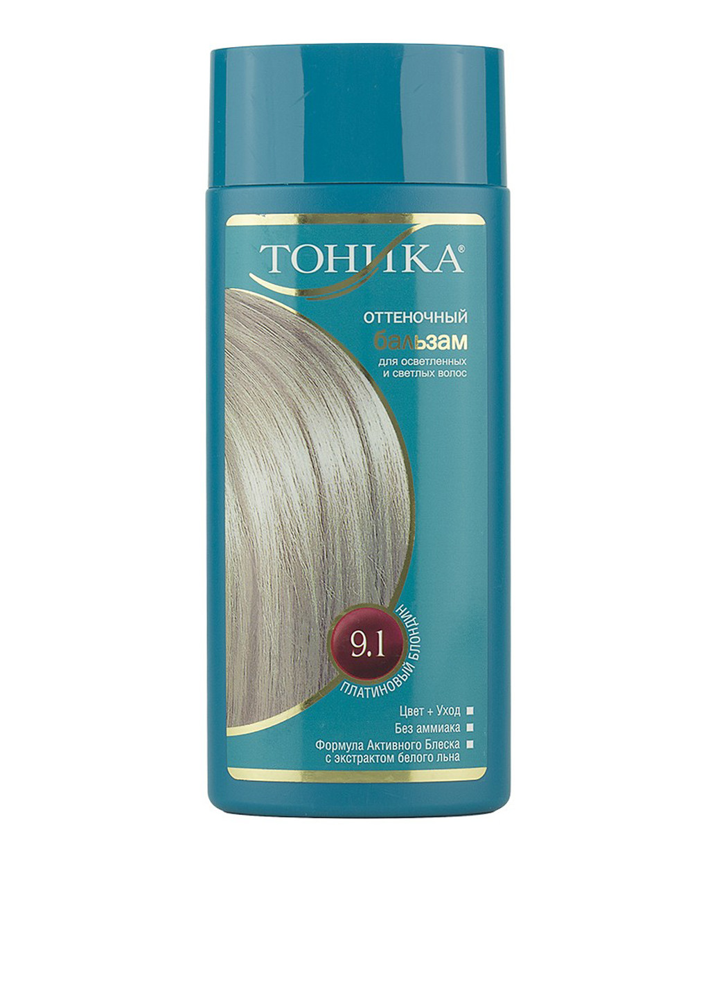 Бальзам оттеночный для полностью седых волос 9.1 (Платиновый блондин), 150 мл Тоника (75100557)