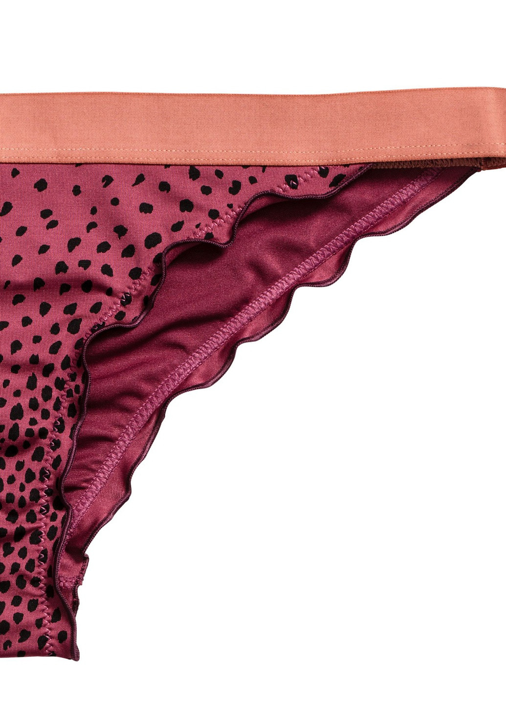 Темно-розовые купальные трусики в горошек H&M