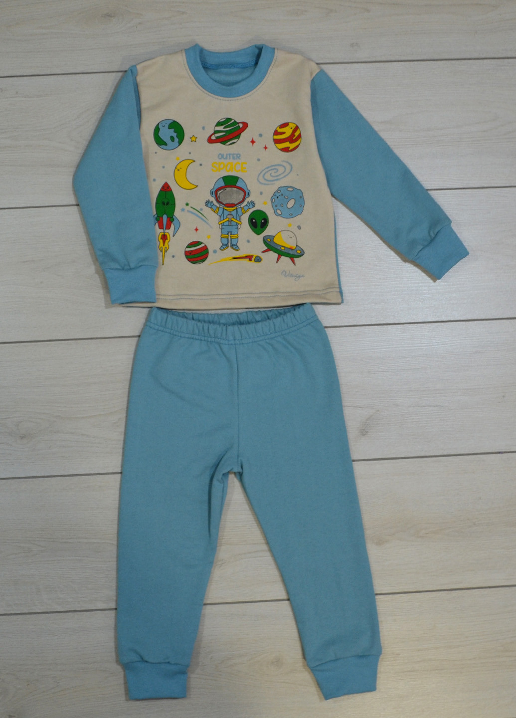 Морской волны всесезон пижама для мальчика "мир снов" футболка + брюки Витуся