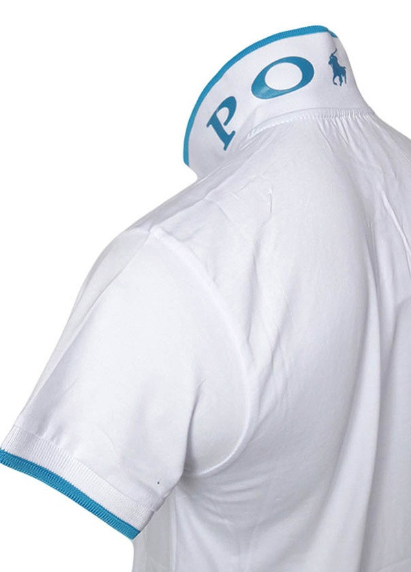 Белая белая футболка поло Sport Line