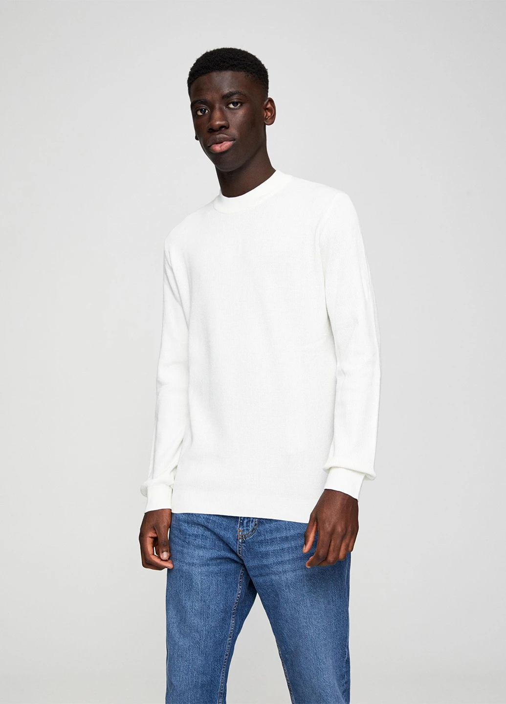 Білий демісезонний джемпер джемпер Pull & Bear