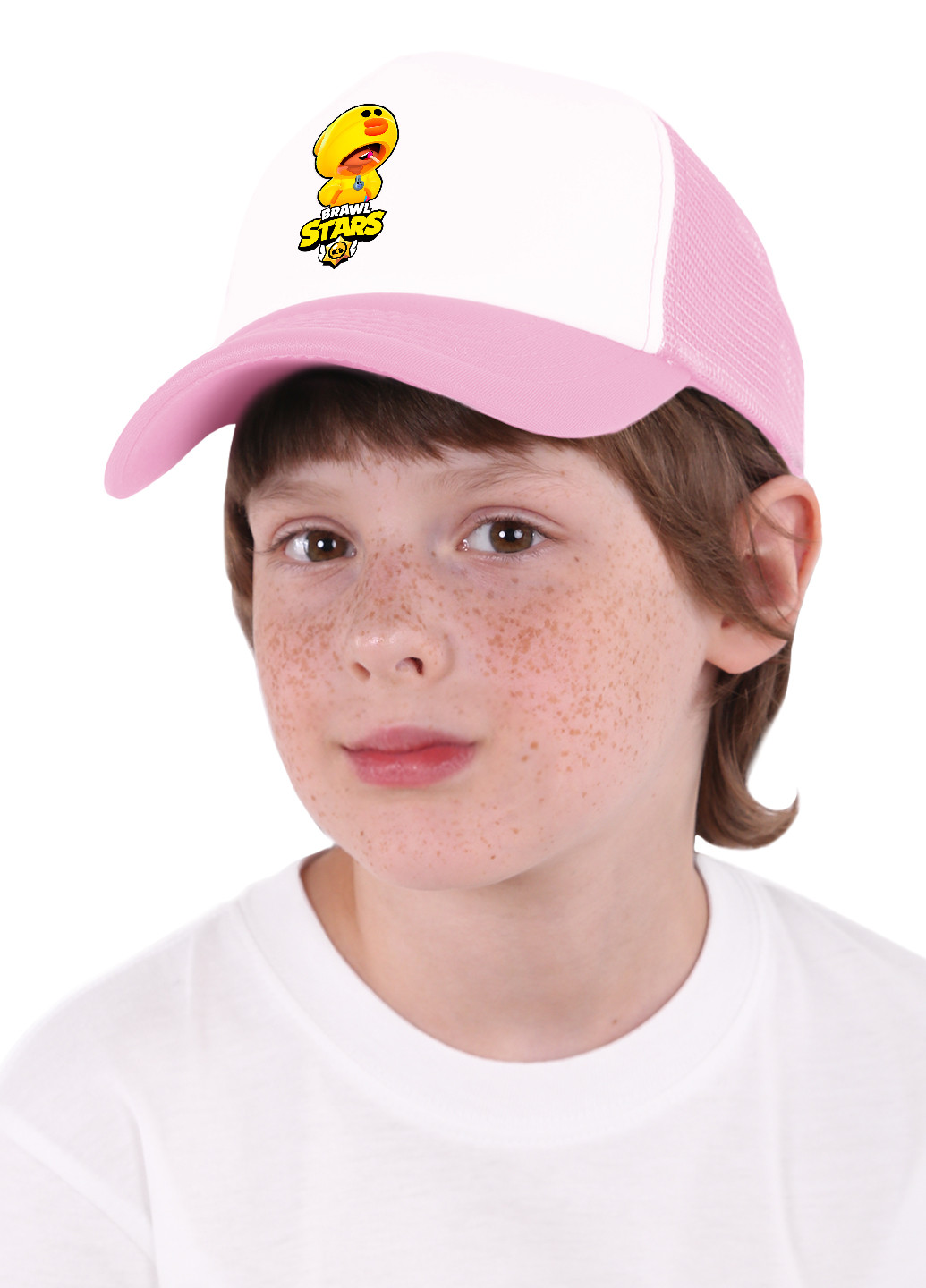 Кепка Тракер дитяча Леон Качка Курча Бравл Старс (Leon Sally Brawl Stars) (33404-1020) MobiPrint (220769573)