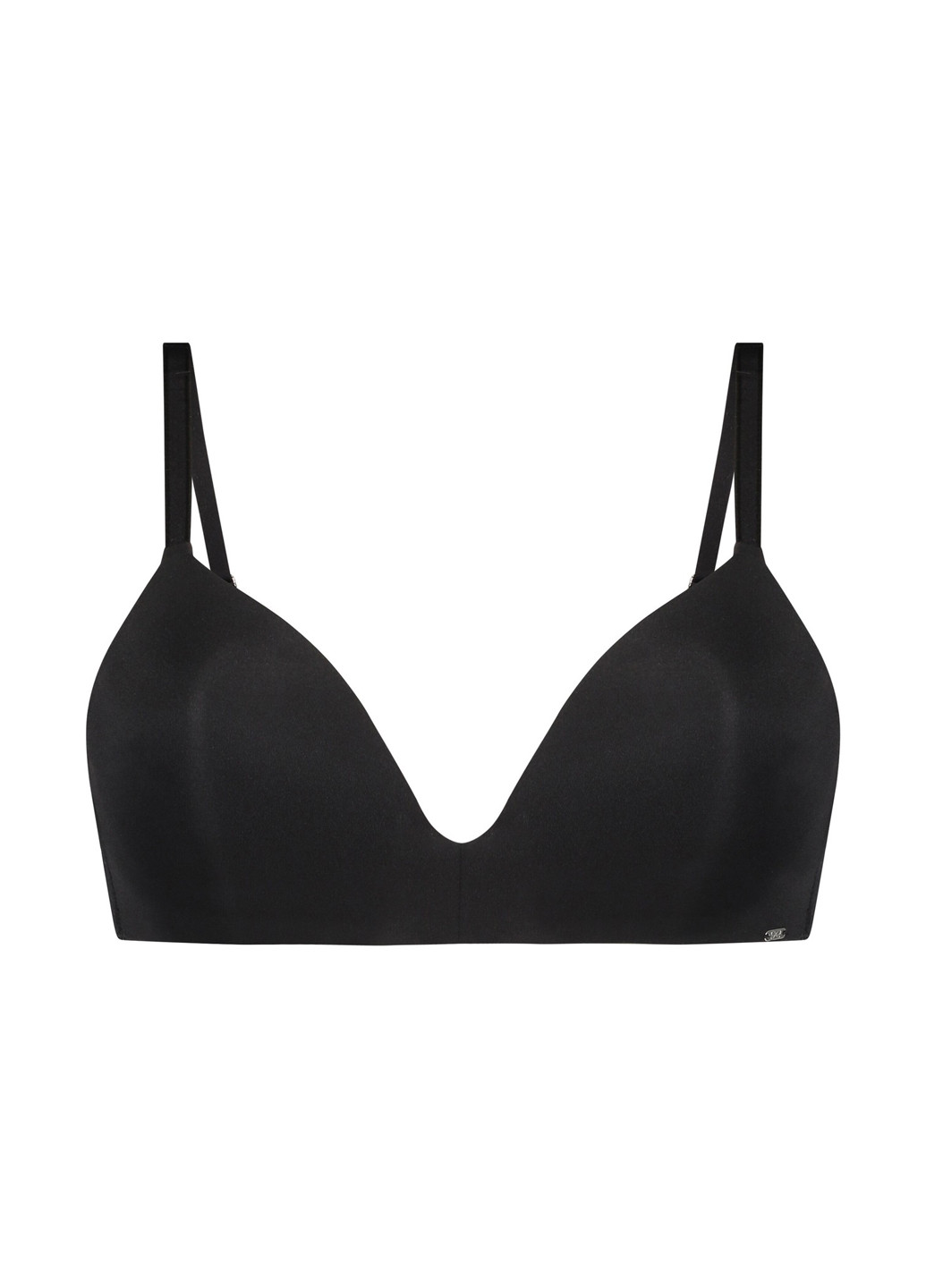 Чёрный бесшовный бюстгальтер Hunkemoller без косточек полиамид