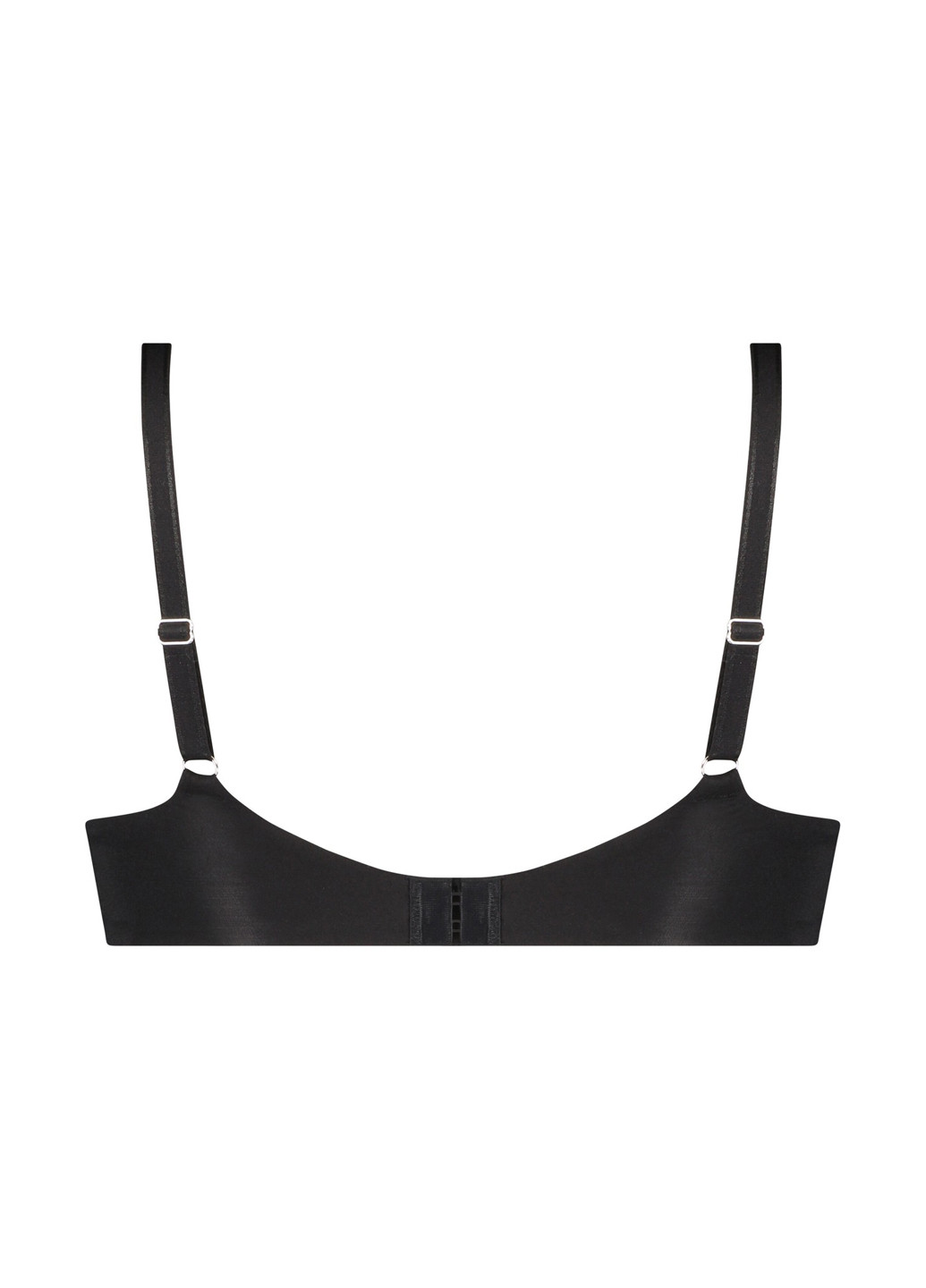 Чёрный бесшовный бюстгальтер Hunkemoller без косточек полиамид