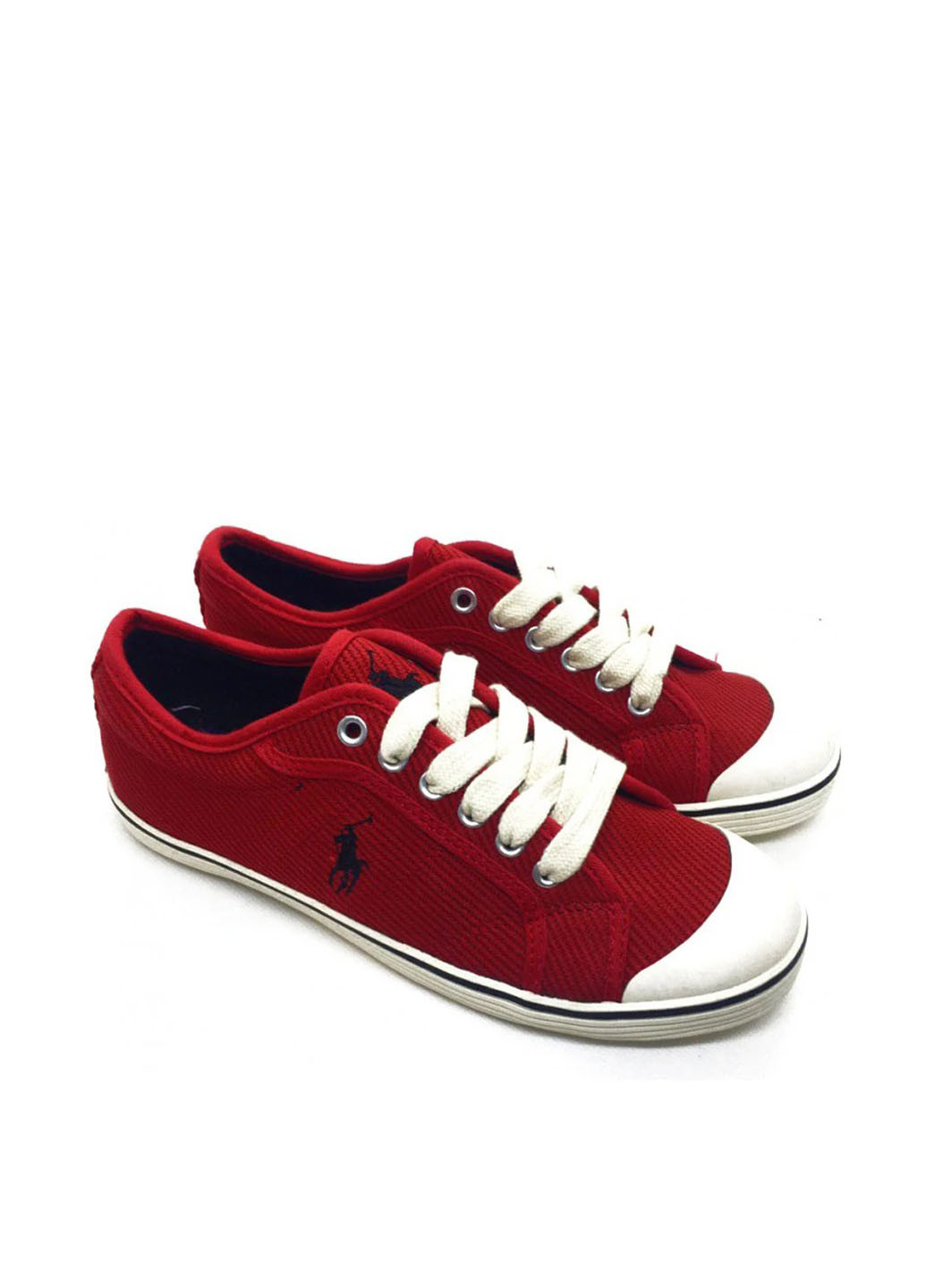 Красные кеды Ralph Lauren