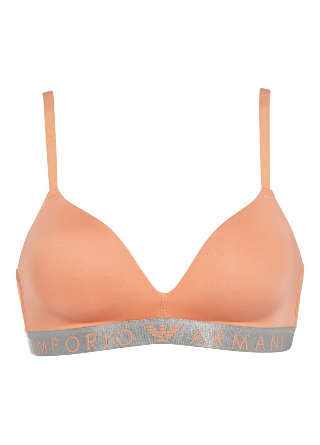 Оранжевый бюстгальтер Emporio Armani полиамид