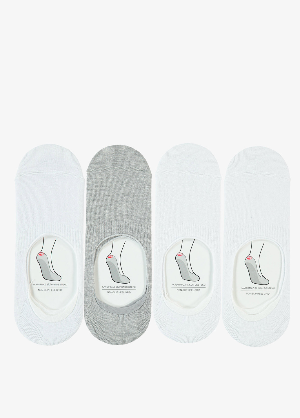 Комбинированные носки (4 пары) UNITED4 однотонные (329148644)