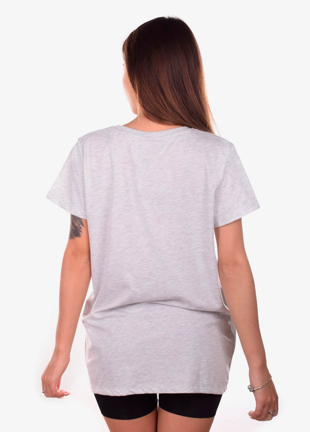 Сіра всесезон футболка жіноча jenner сірий Power Футболки