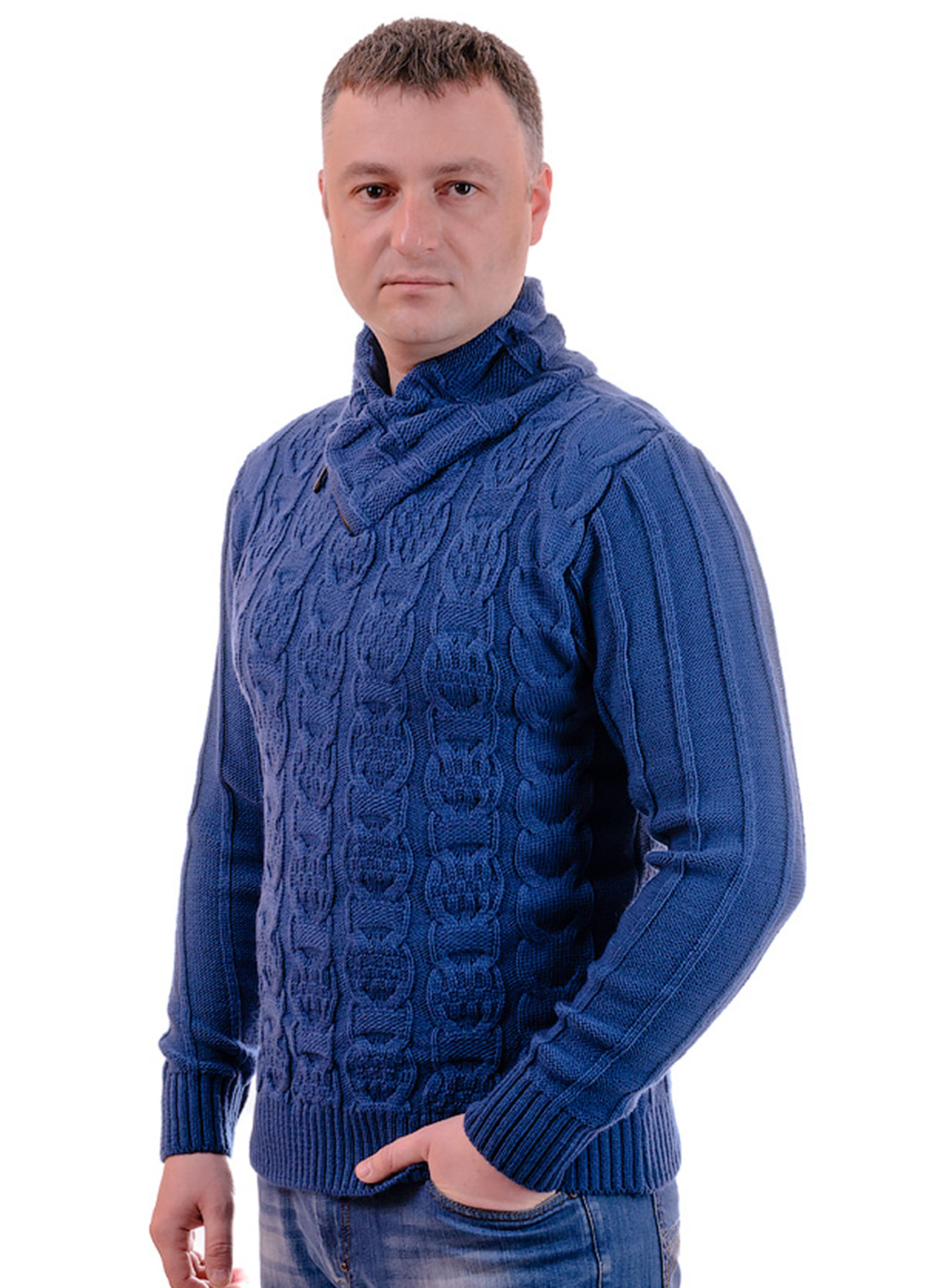 Синій демісезонний светр SVTR