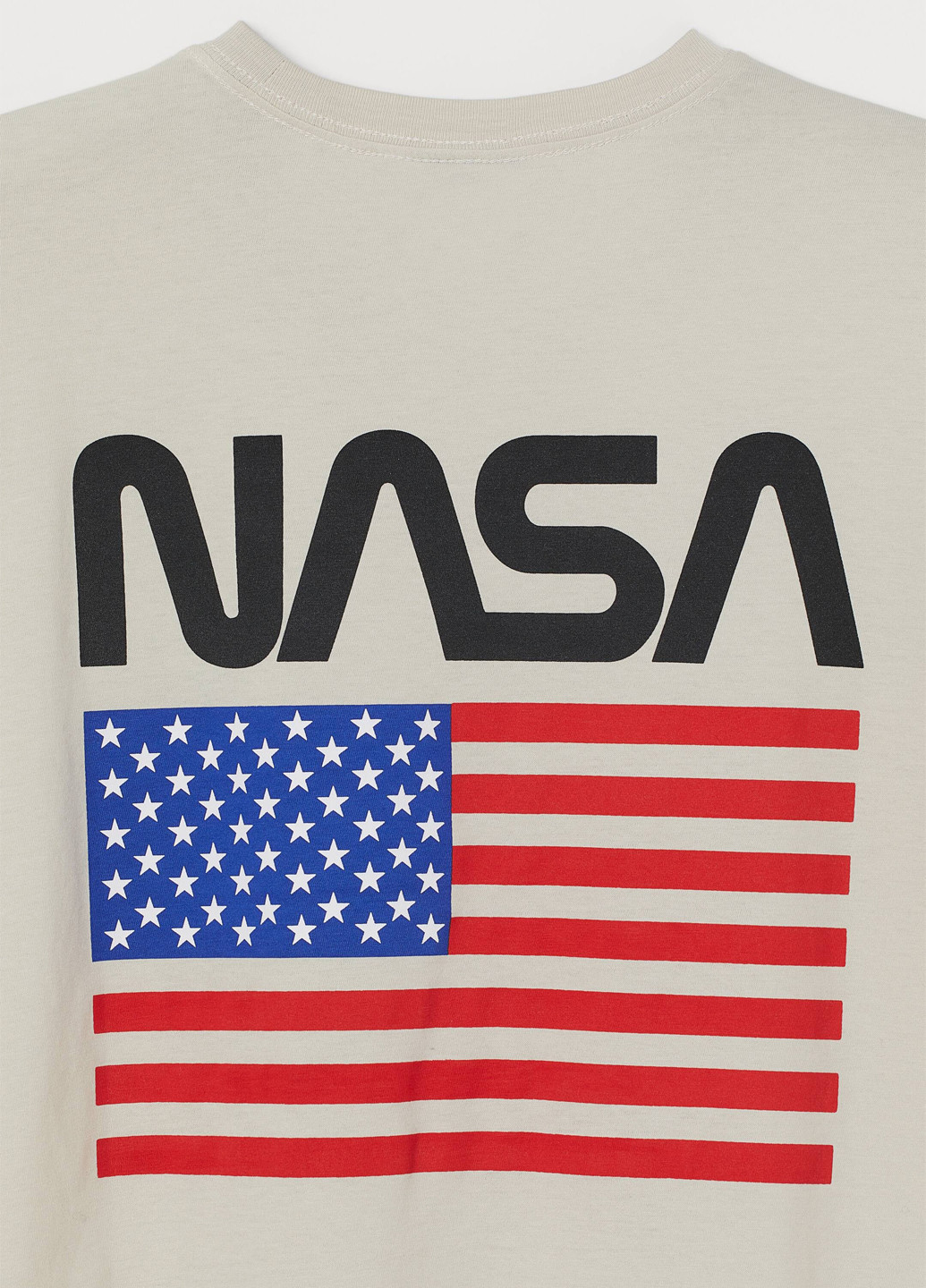 Светло-бежевая футболка H&M