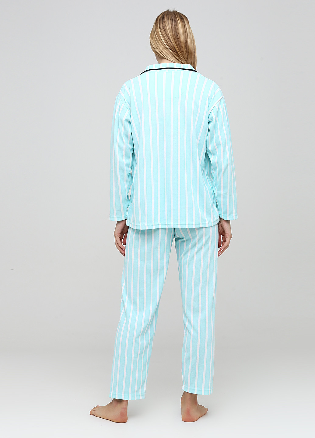 М'ятна всесезон піжама (сорочка, штани) реглан + брюки Glisa