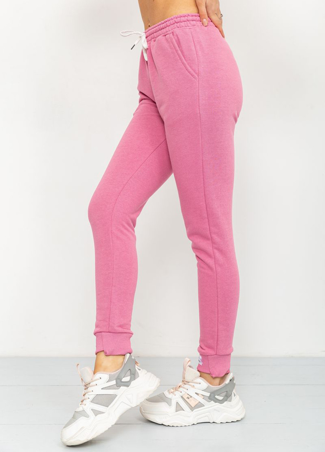 Розовые спортивные демисезонные джоггеры брюки Ager