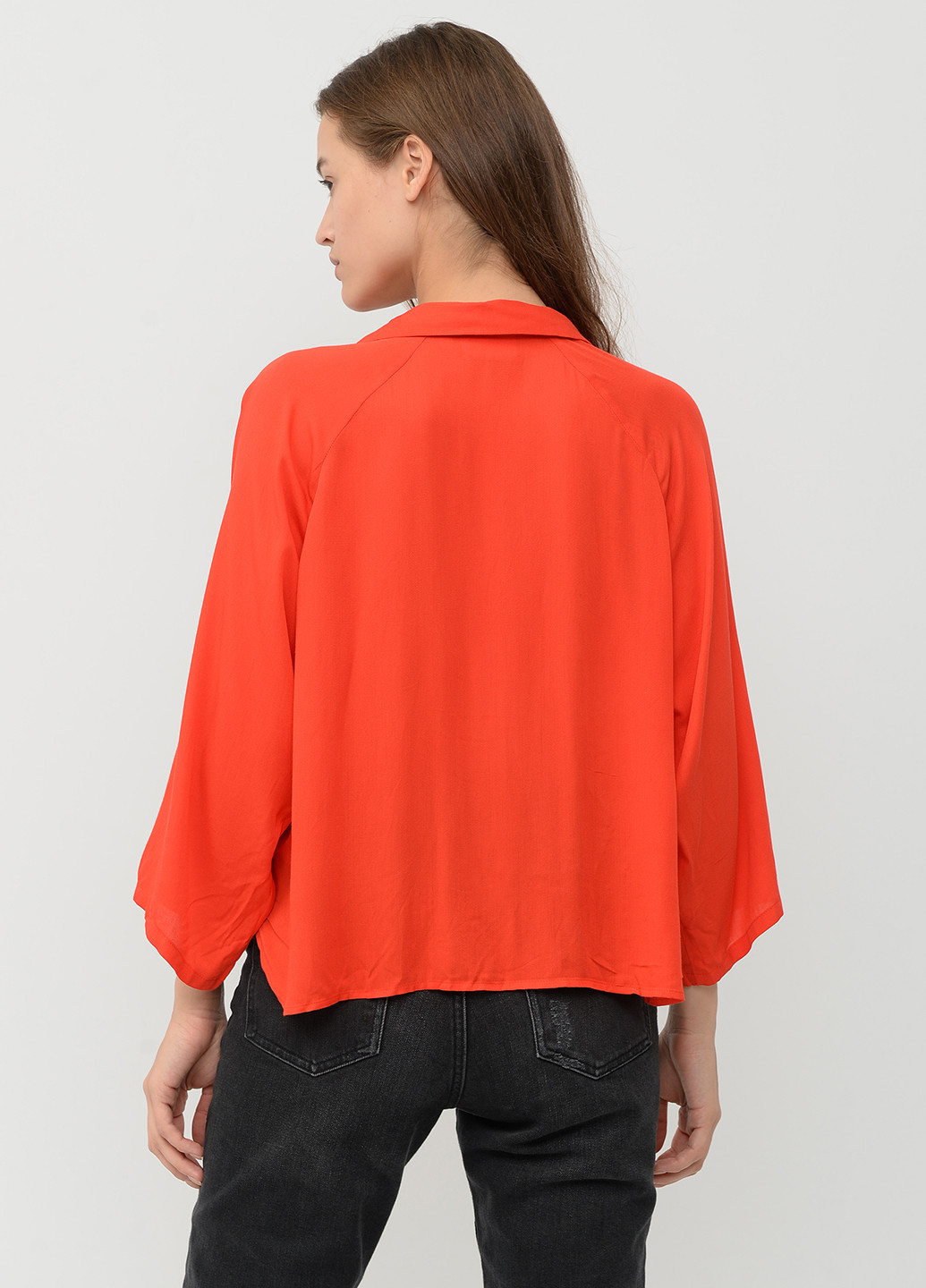 Красная демисезонная блуза Weekday