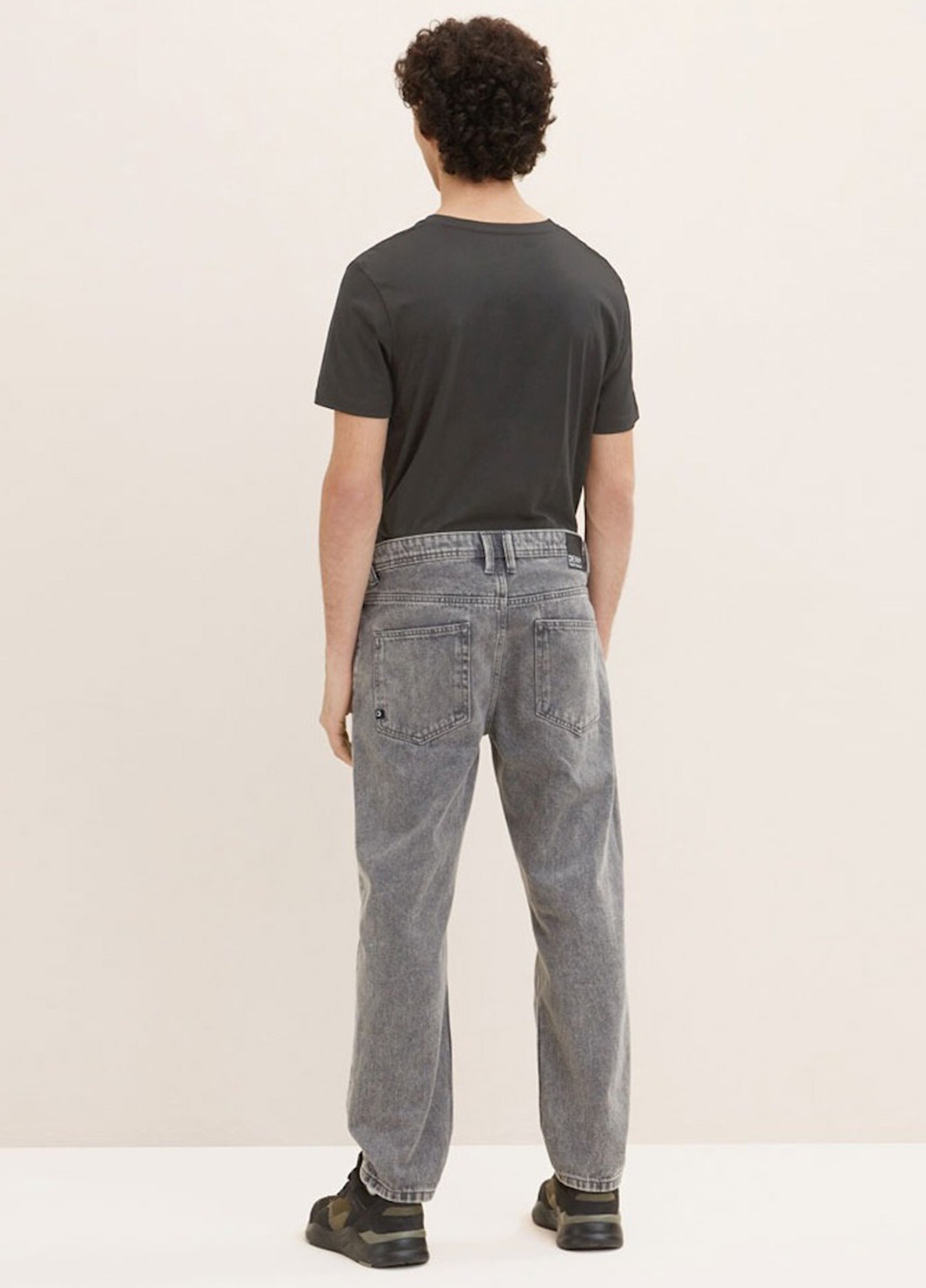 Серые демисезонные прямые джинсы Tom Tailor