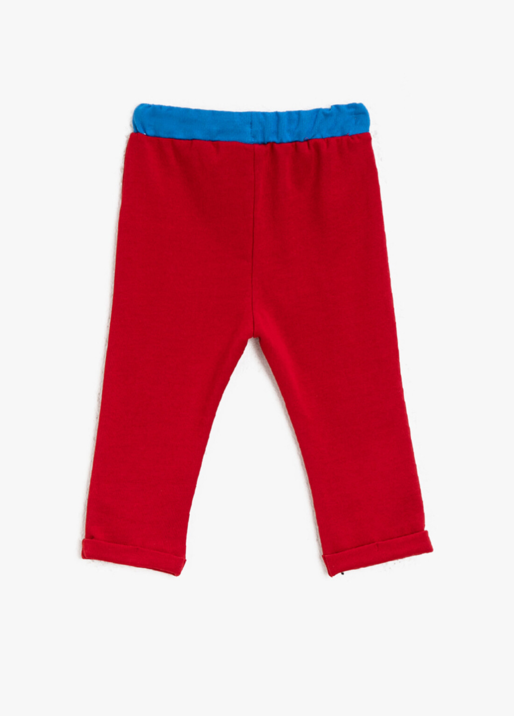 Красные спортивные демисезонные брюки прямые KOTON