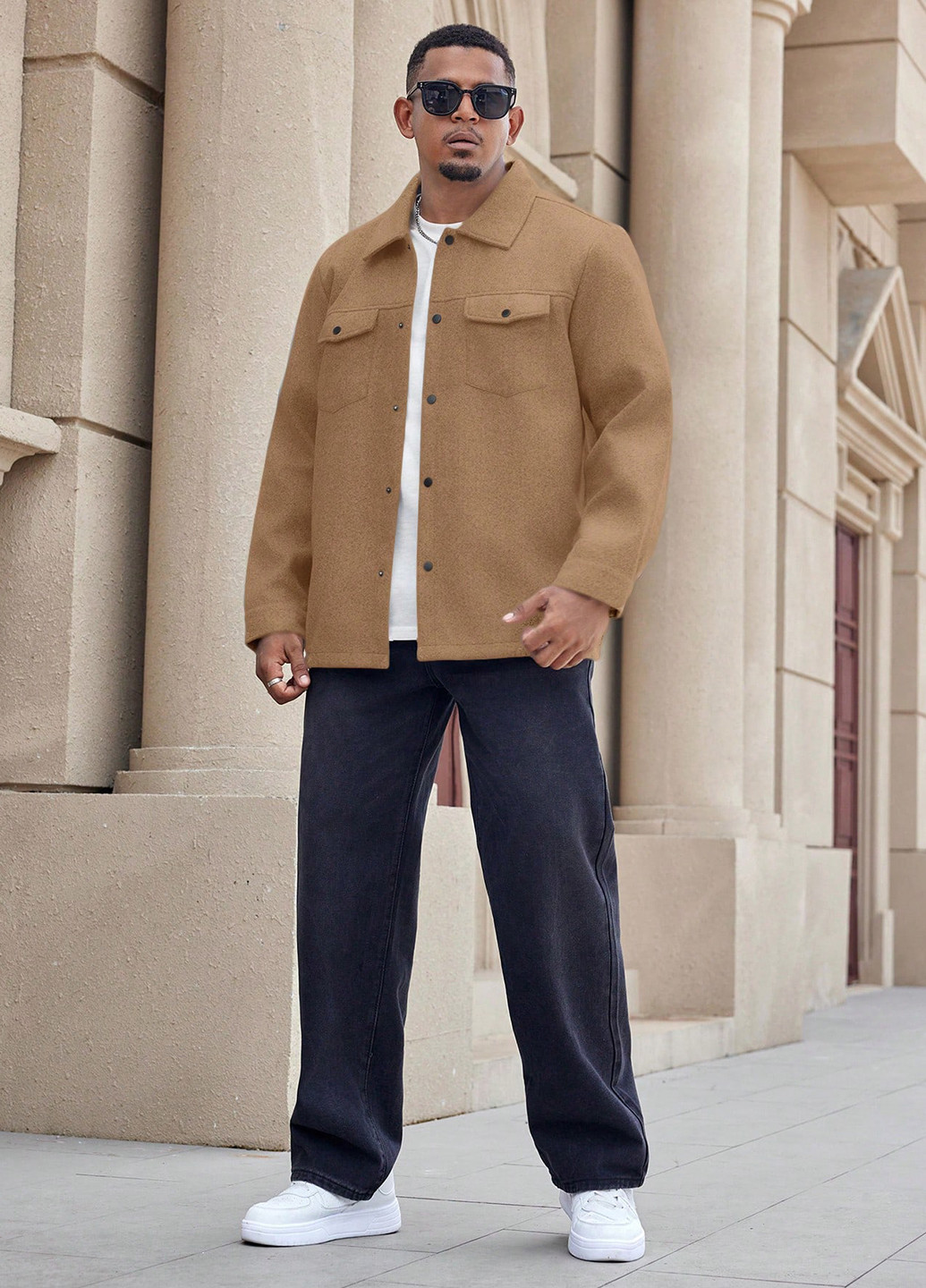 Куртка-рубашка SHEIN (366071647)