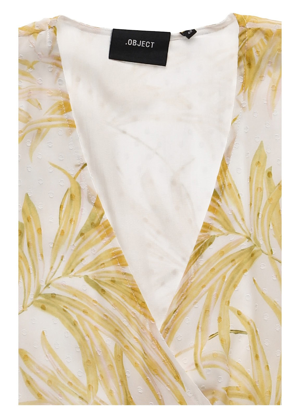 Біла блуза на запах Object