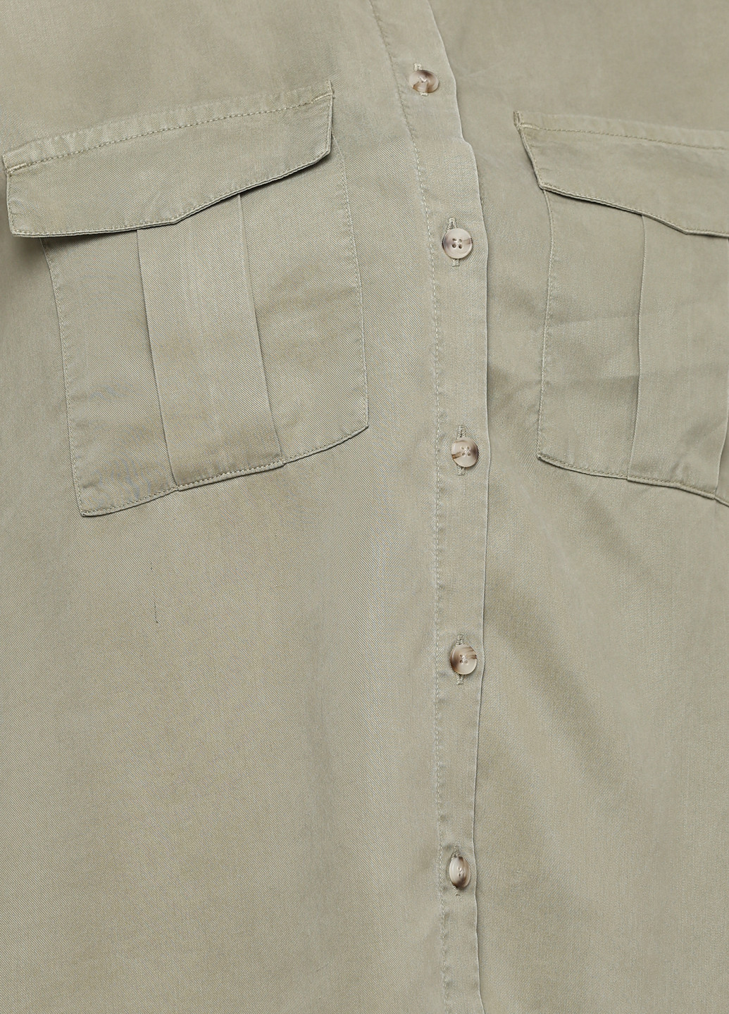 Светло-зеленая кэжуал рубашка однотонная Massimo Dutti