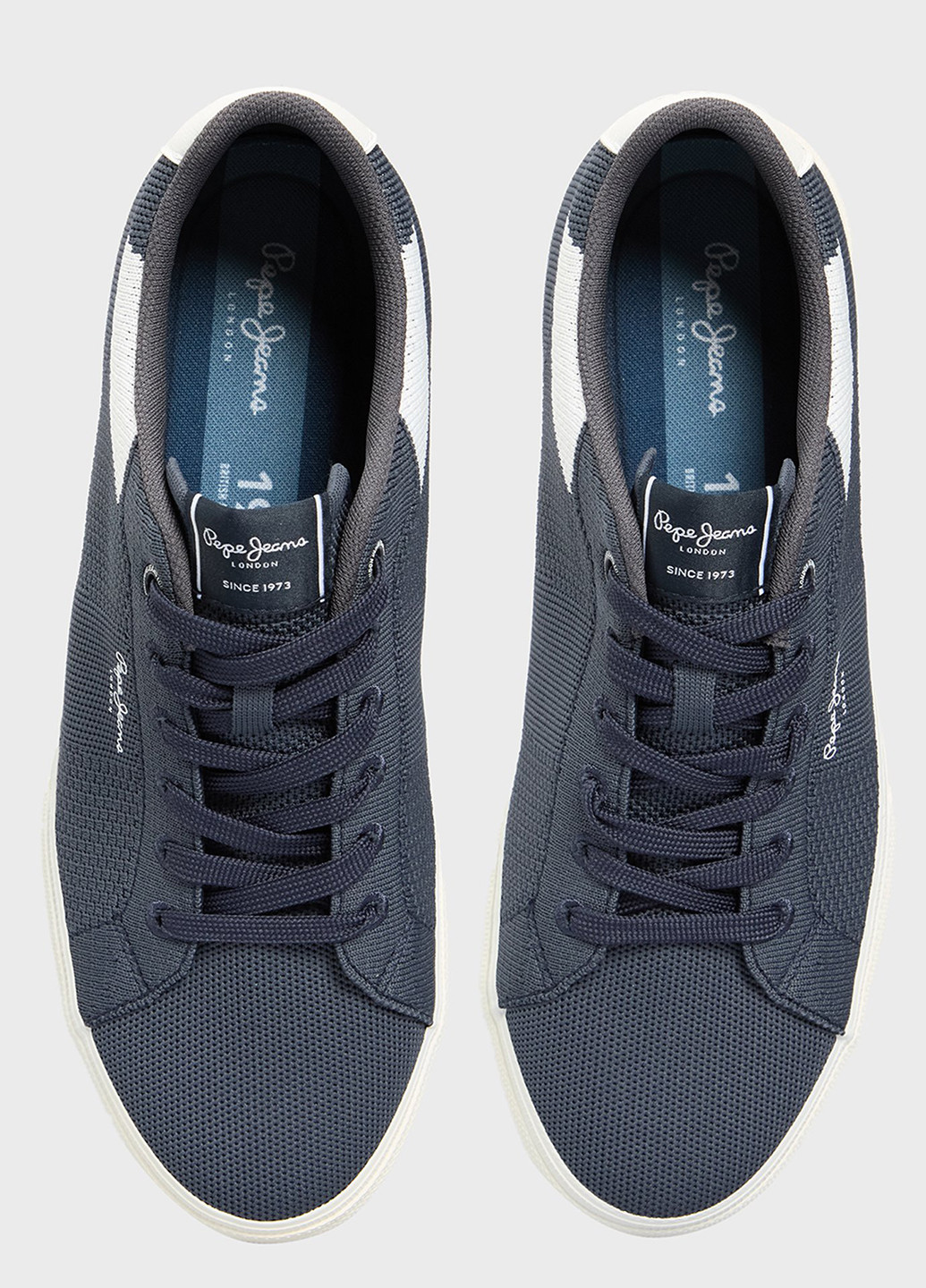 Серо-синие кеды Pepe Jeans