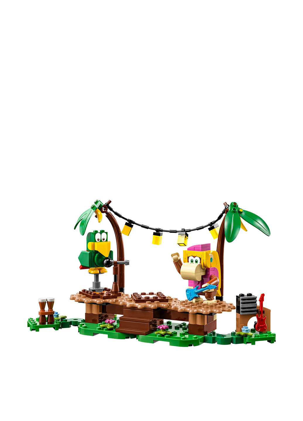 Конструктор Super Mario Импровизация в джунглях Дикси Конг (174 дет.) Lego (286304377)