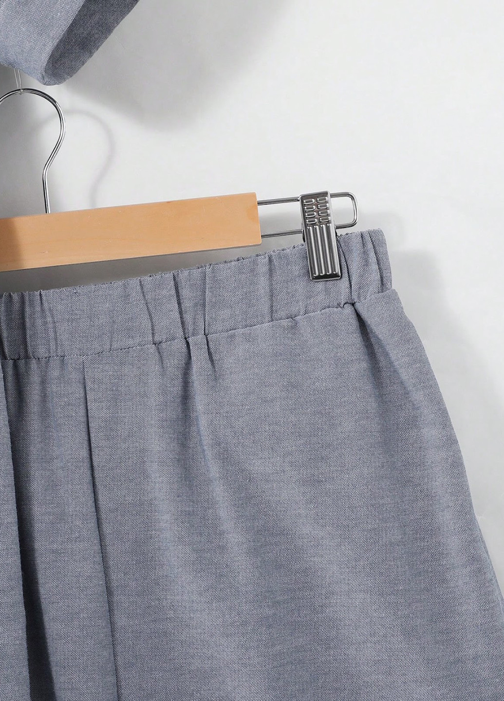 Сіра всесезон піжама (сорочка, шорти) сорочка + шорти SHEIN