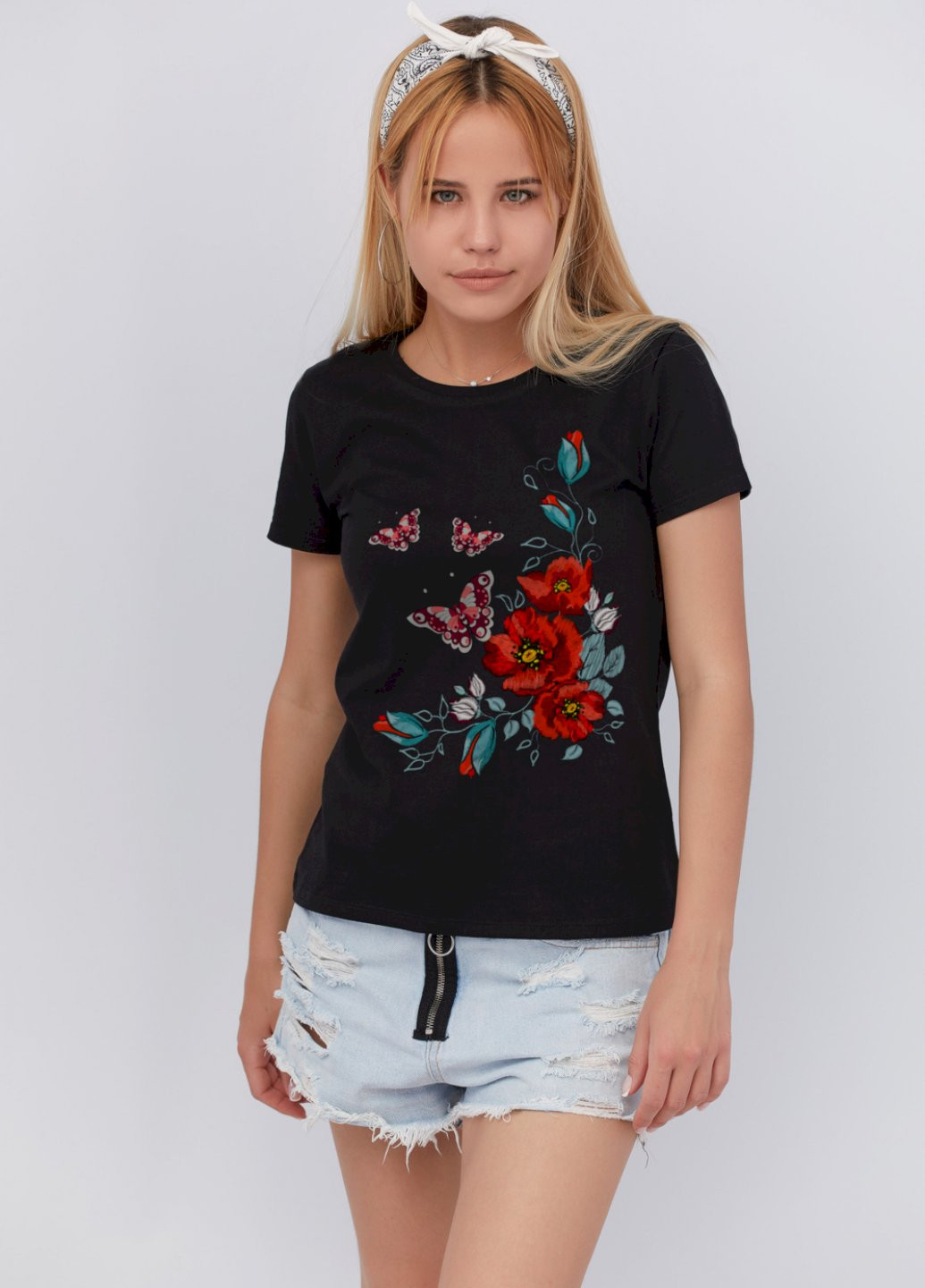 Футболка Basic / дихаючий принт / YAPPI - (252385760)