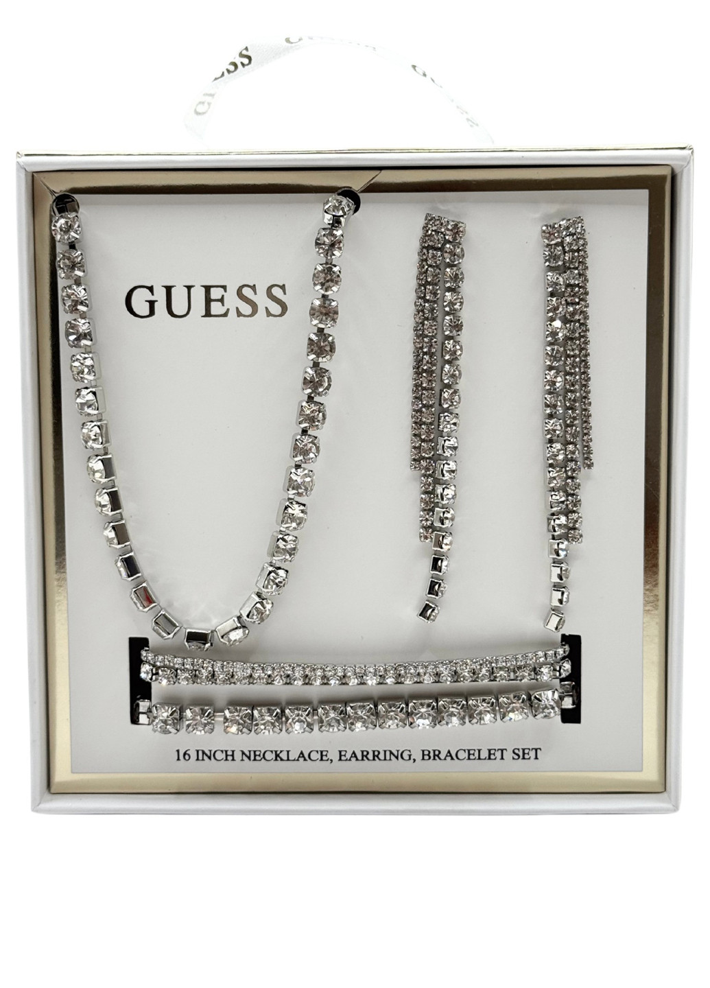Комплект украшений (ожерелье, серьги, браслет 3 шт.) Guess (322408704)